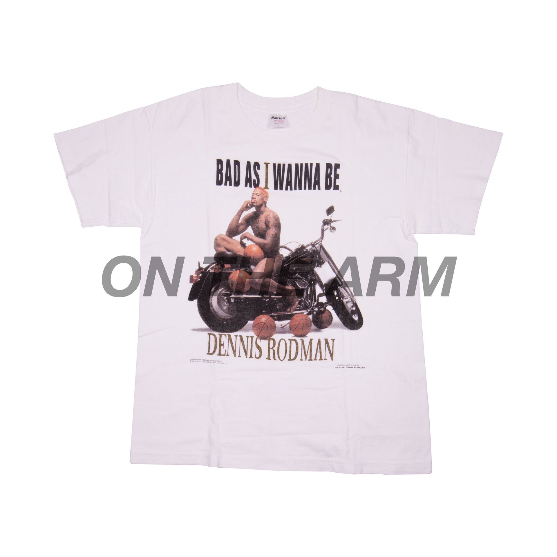 Vintage White Dennis Rodman Tee