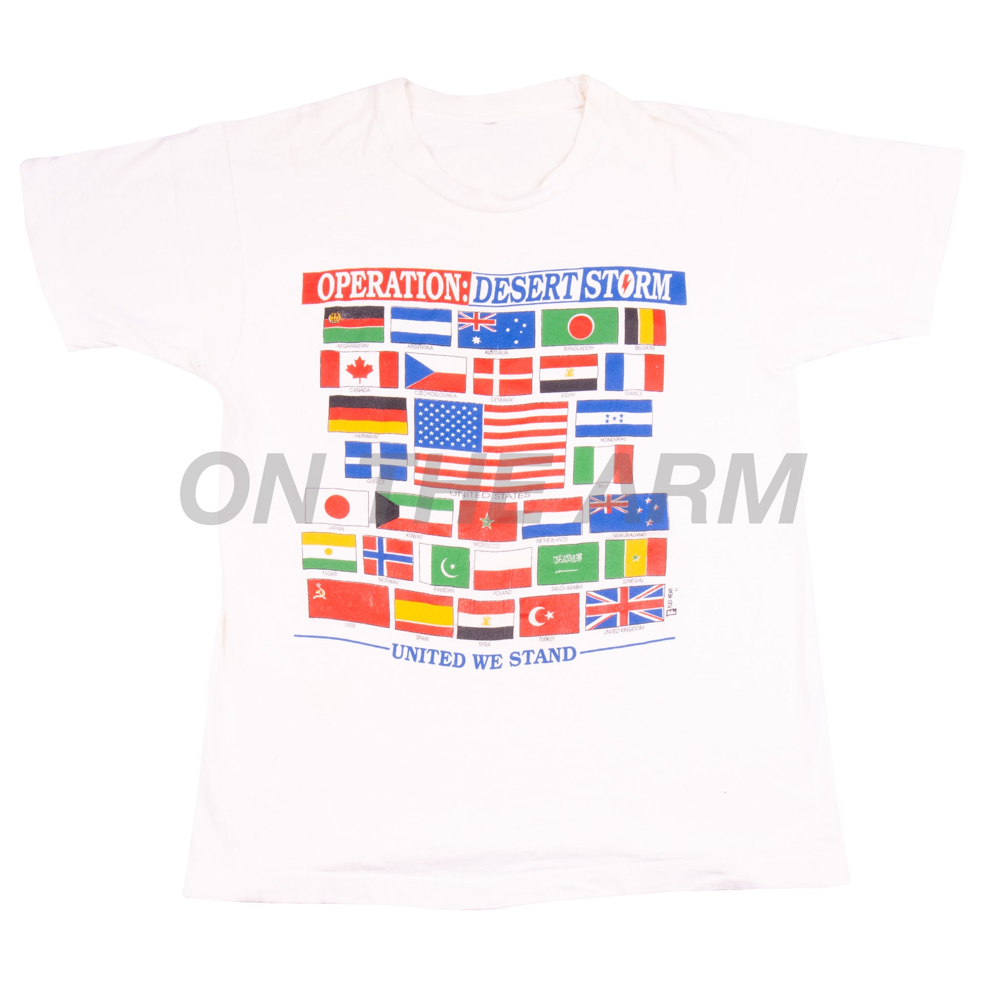 Vintage White Desert Storm Tee