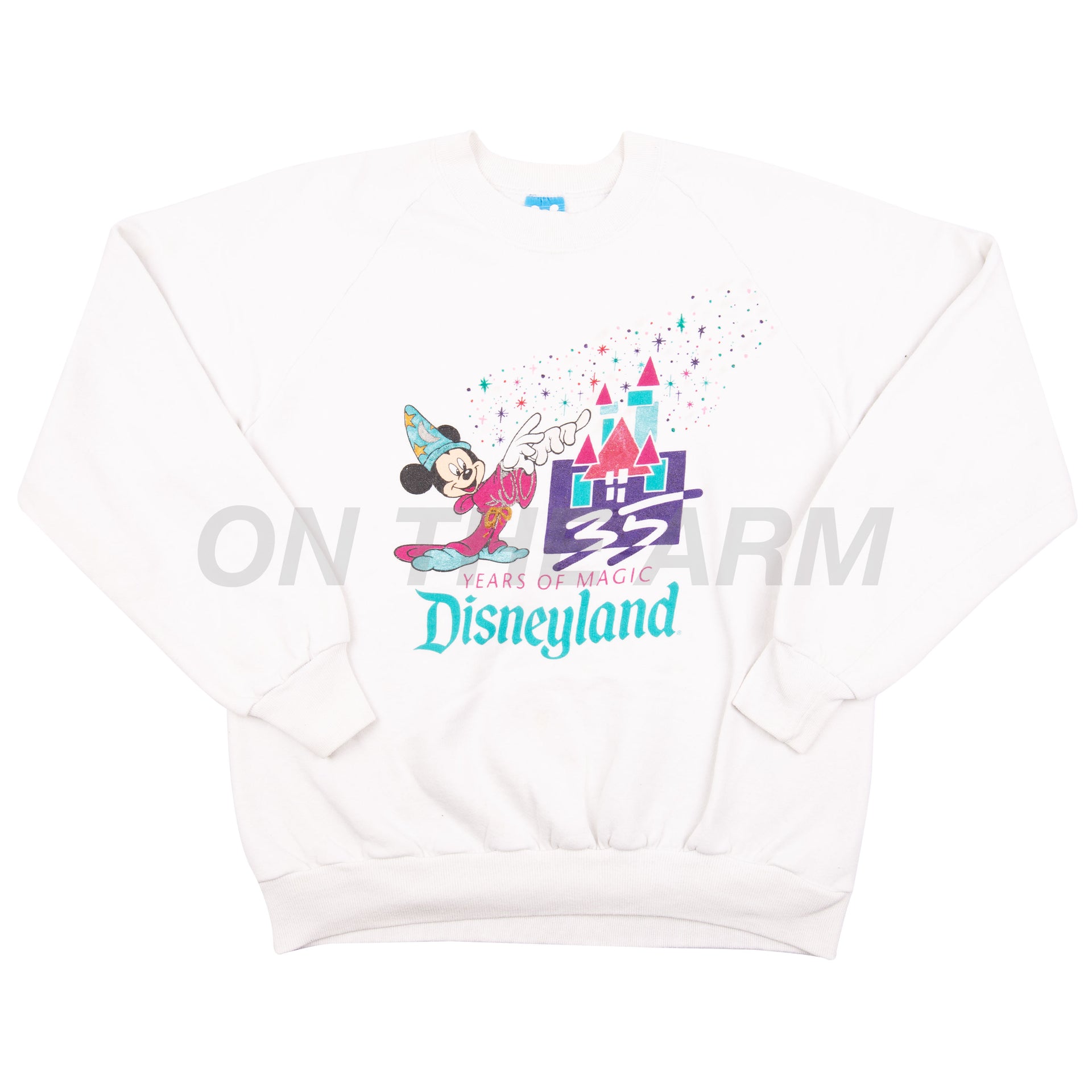 Vintage White Disneyland 35th Anniversary Crew