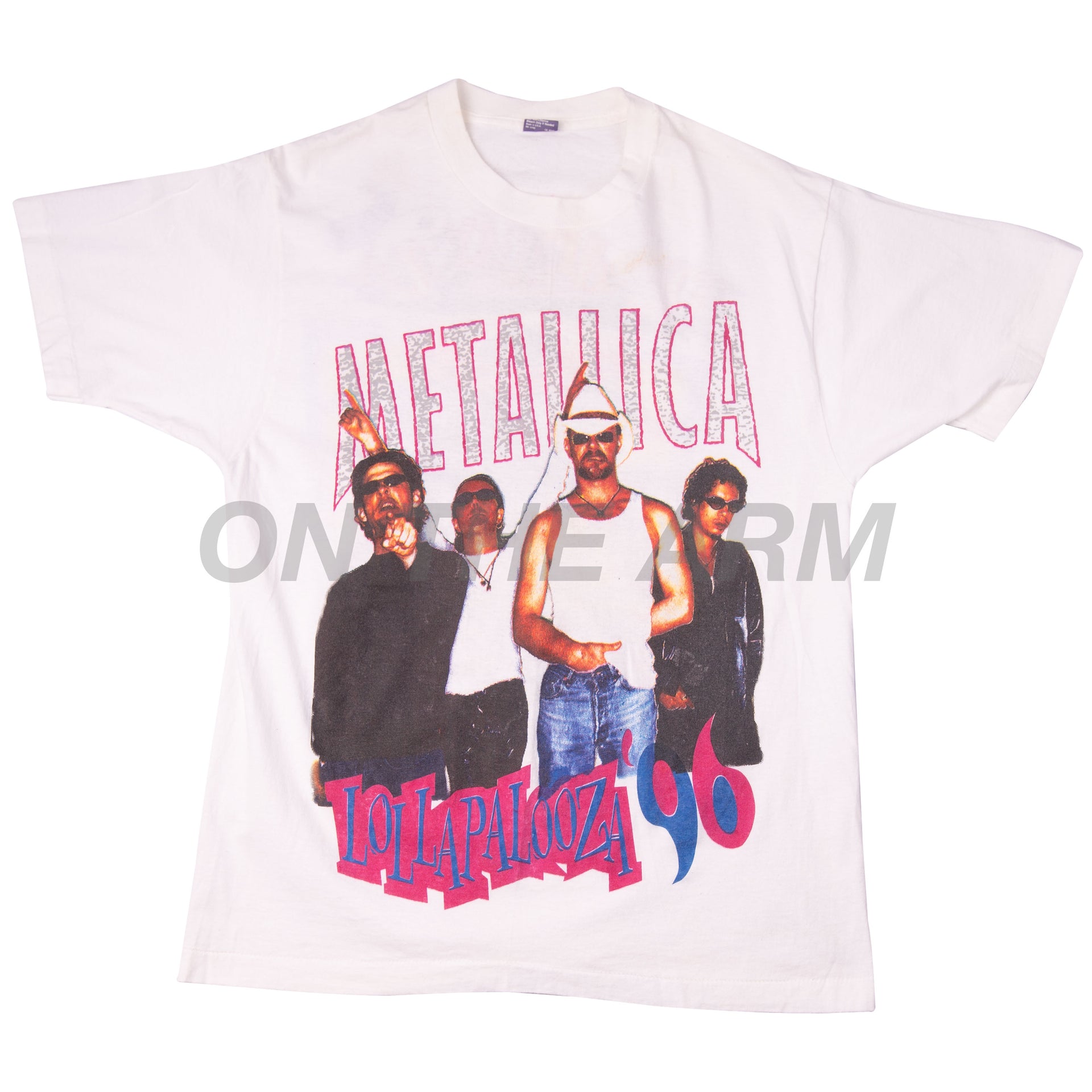 Vintage White Metallica Lollapalooza Tee (1996)