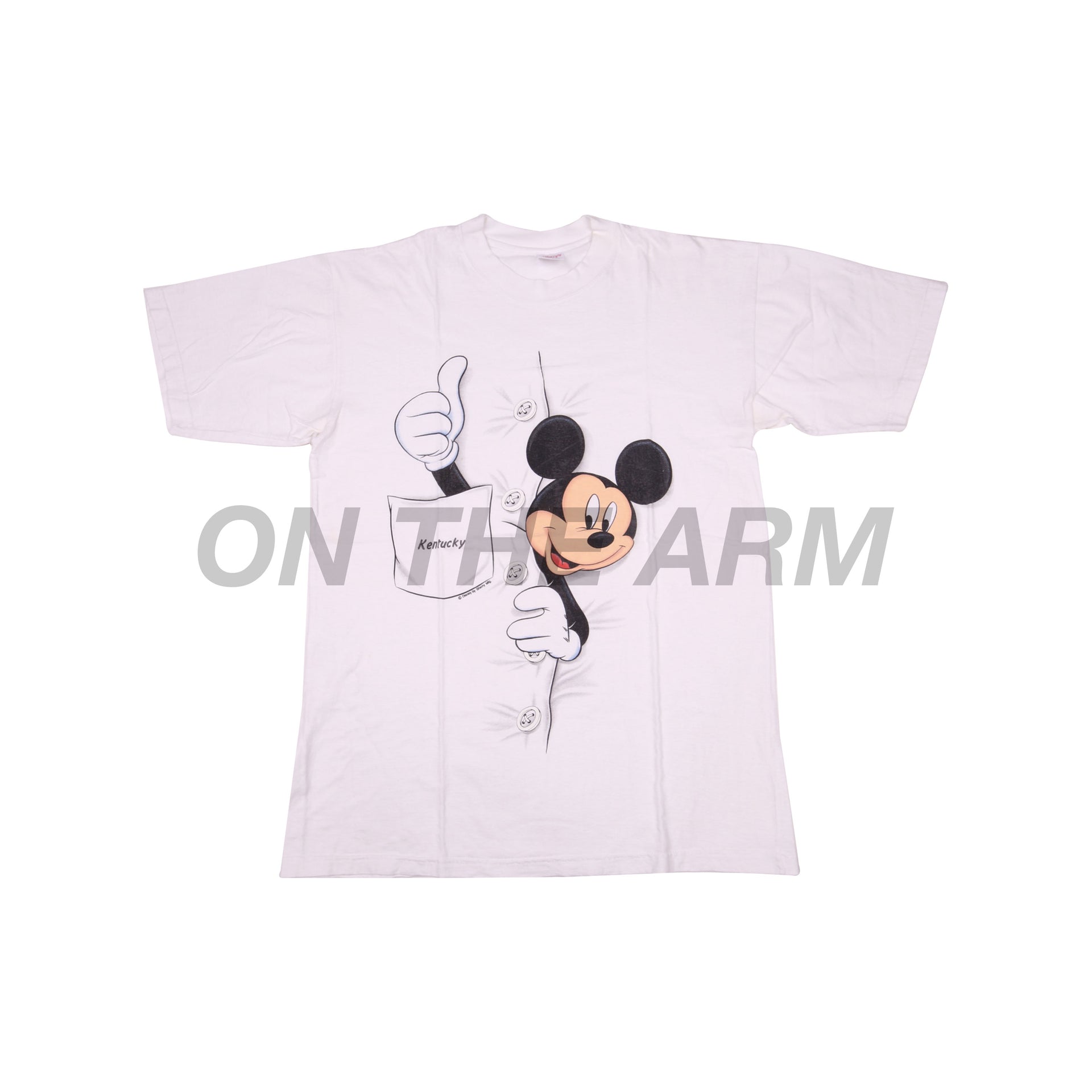 Vintage White Mickey Kentucky Tee