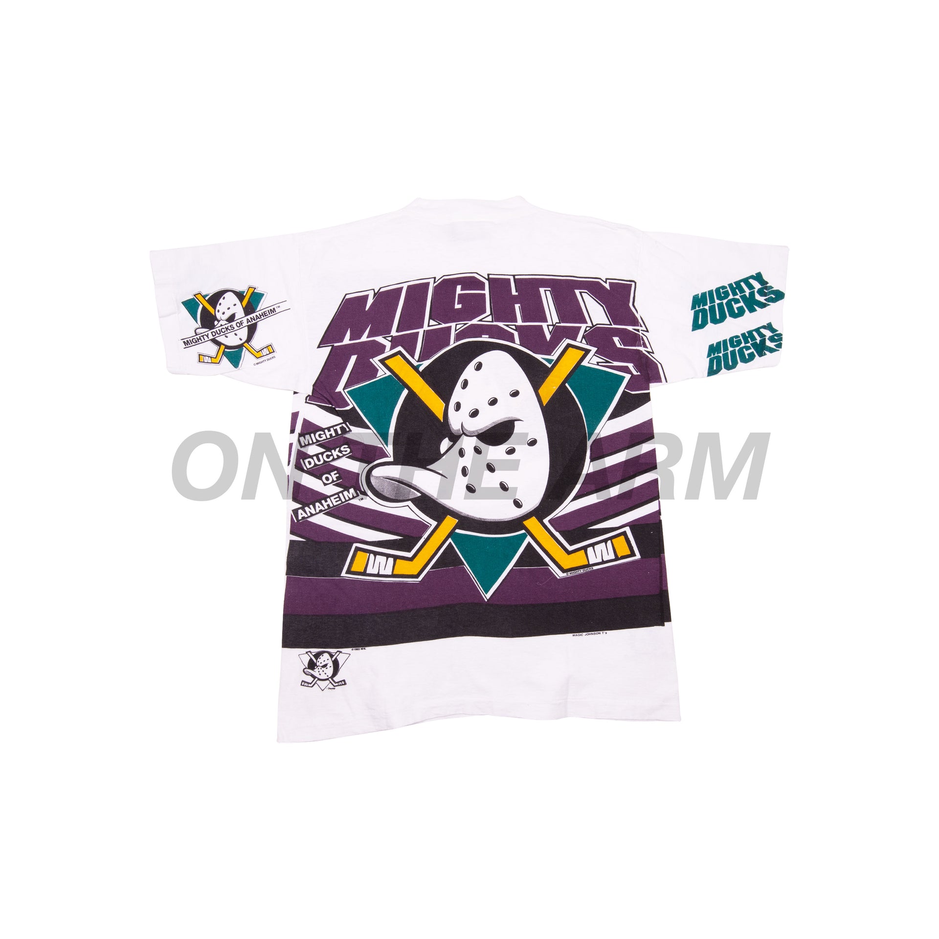 Vintage White Mighty Ducks Tee
