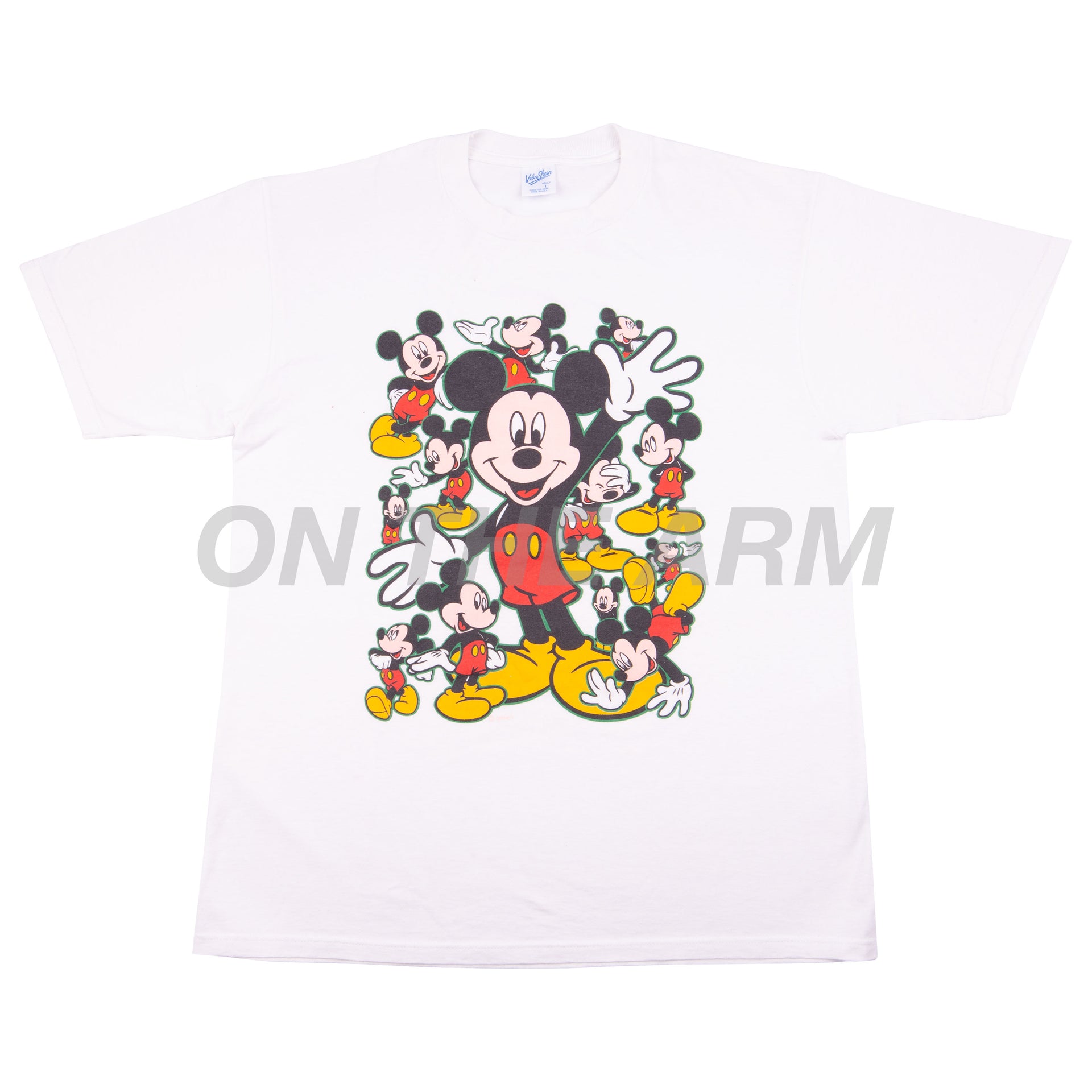Vintage White Multiple Mickey Tee