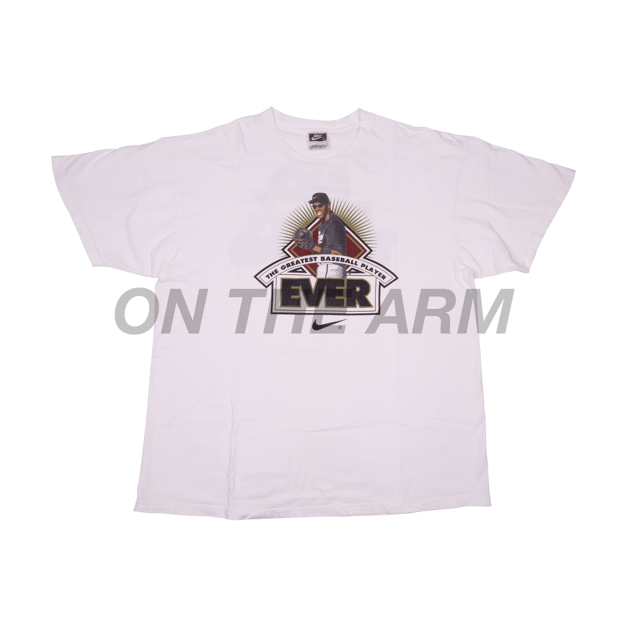 Vintage White Nike MJ Baseball Tee