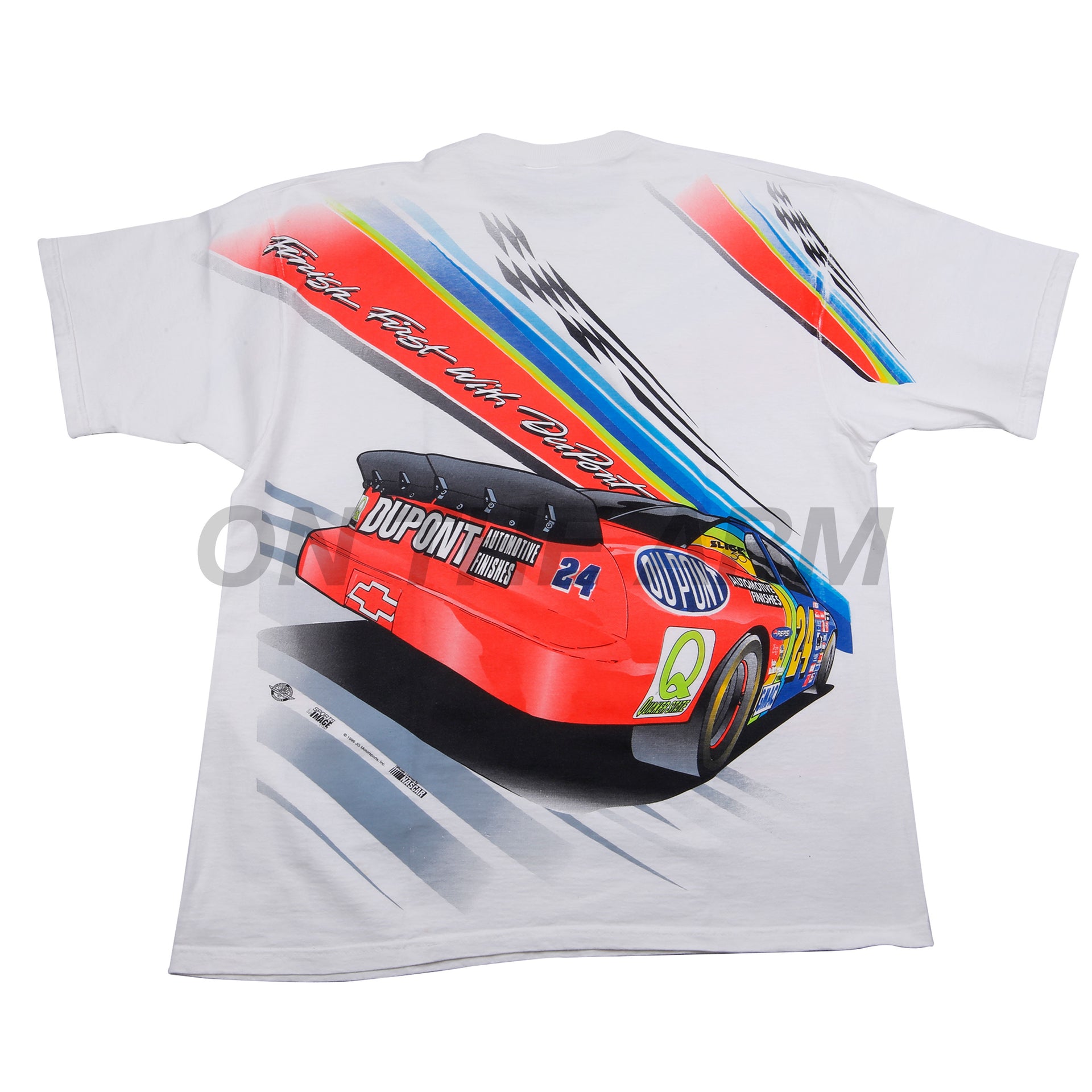 Vintage White Racing Tee