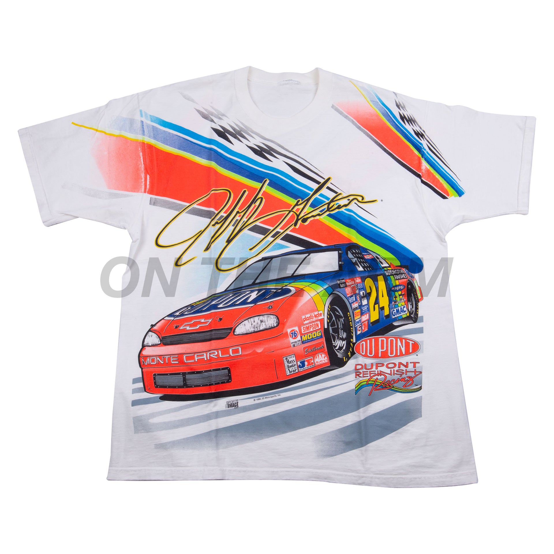 Vintage White Racing Tee