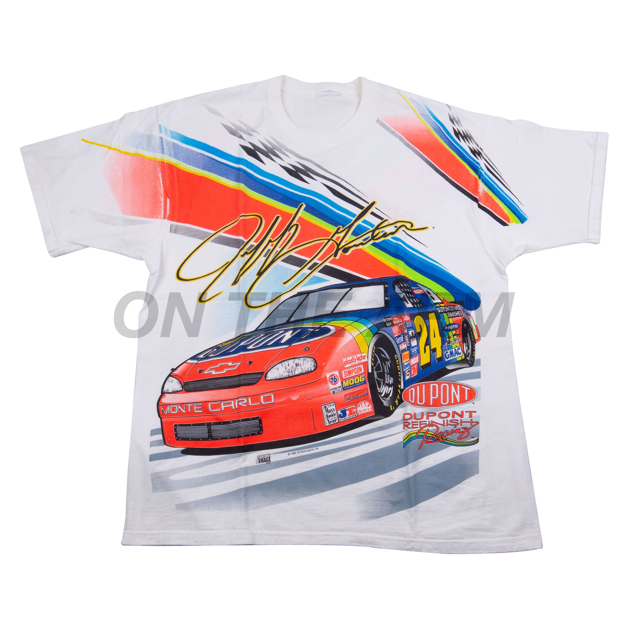 Vintage White Racing Tee