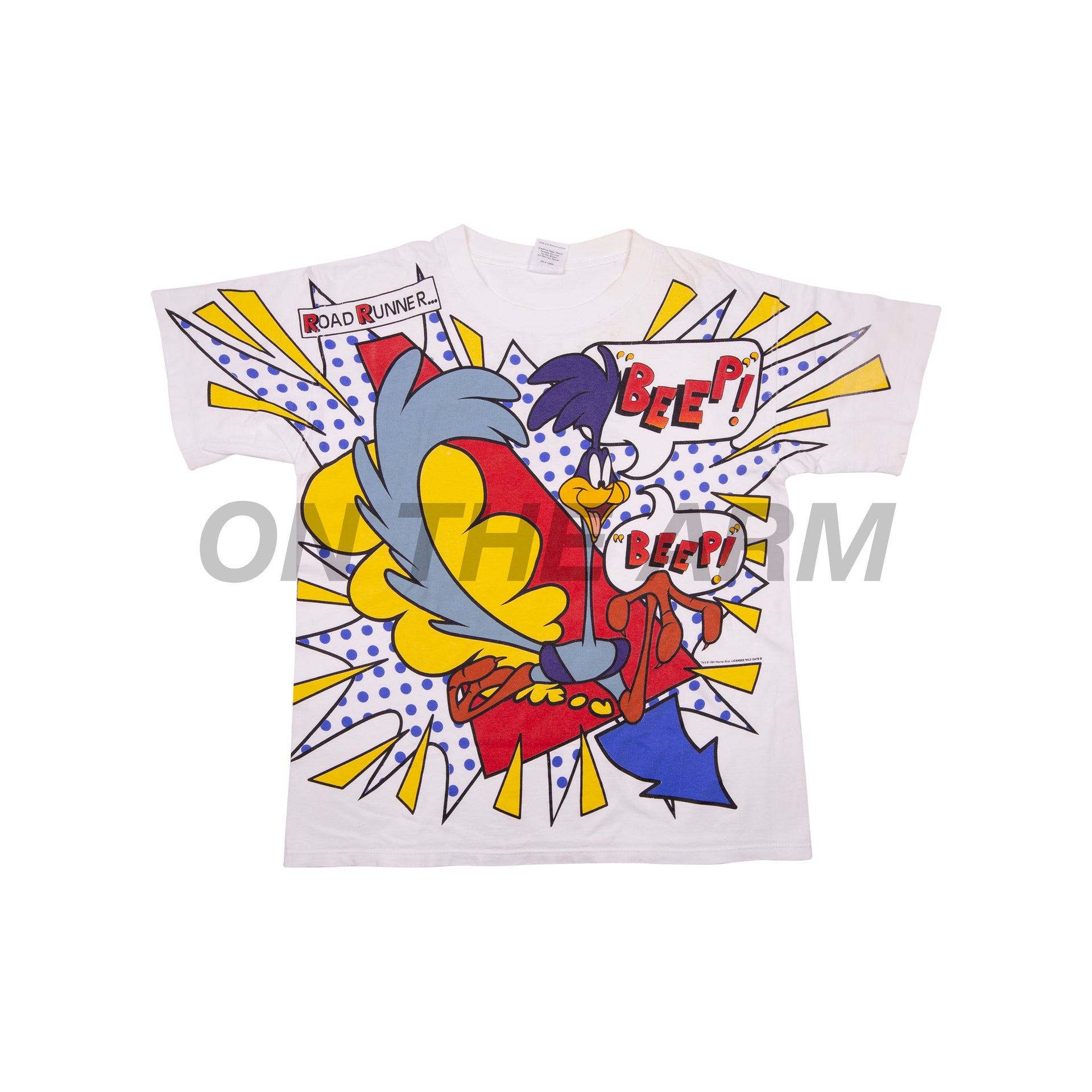 Vintage White Road Runner Tee