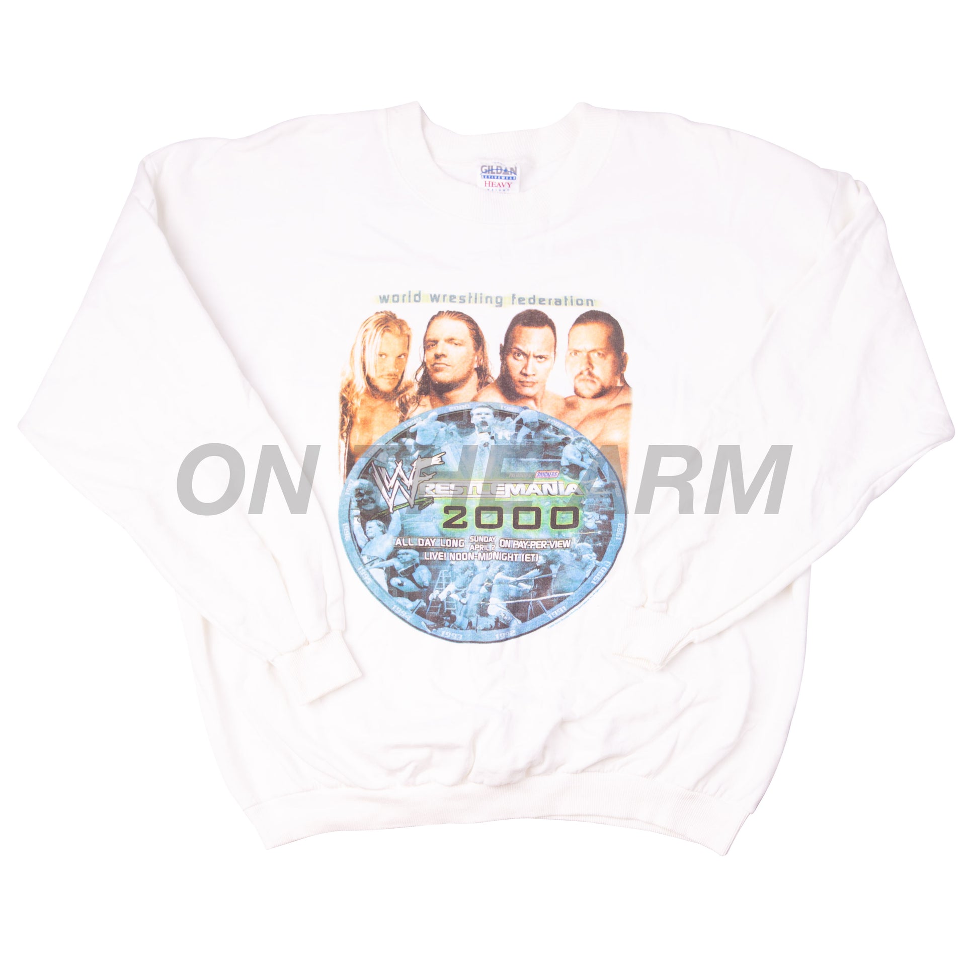 Vintage White WWE Wrestlemania Crew (2000)