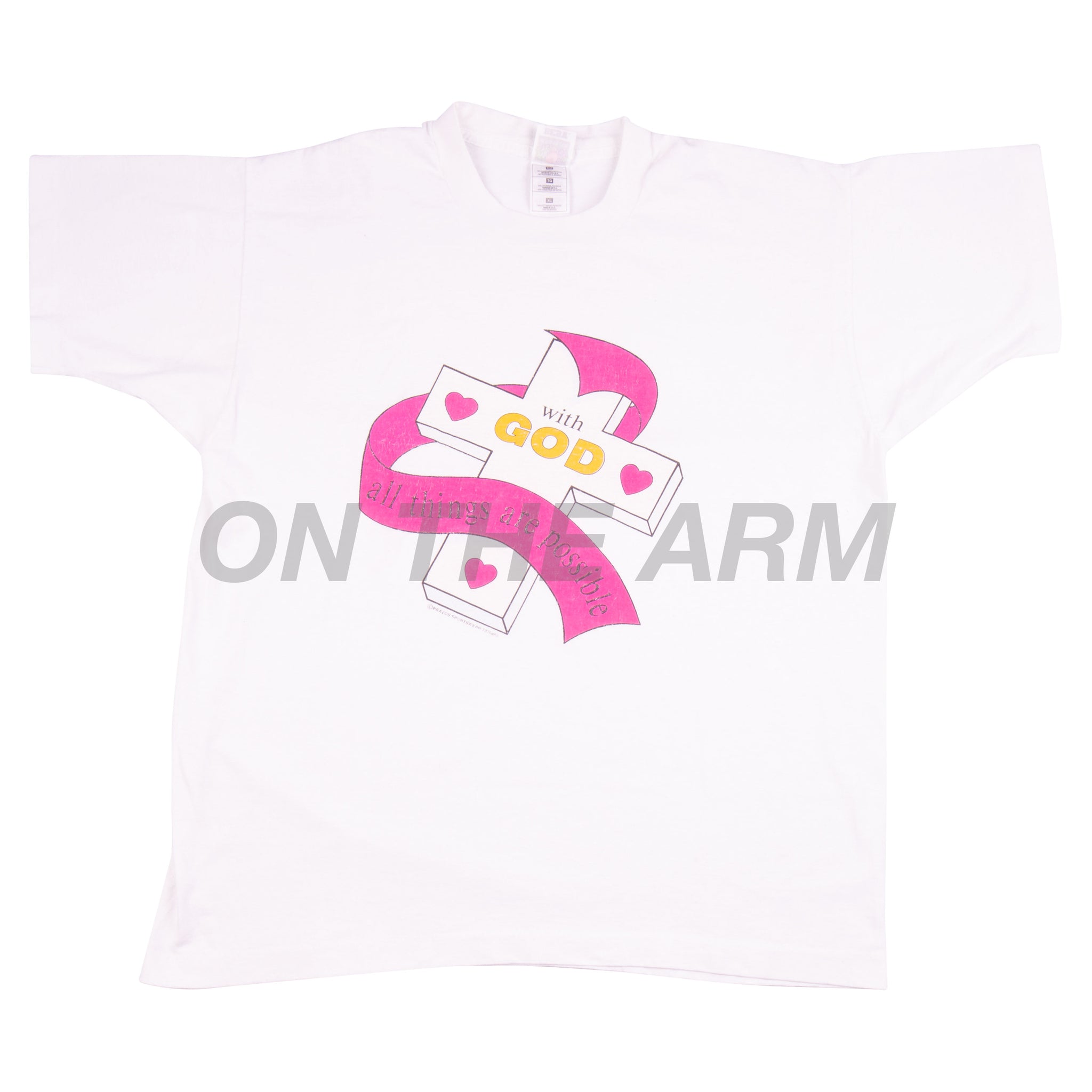 Vintage White With God Tee