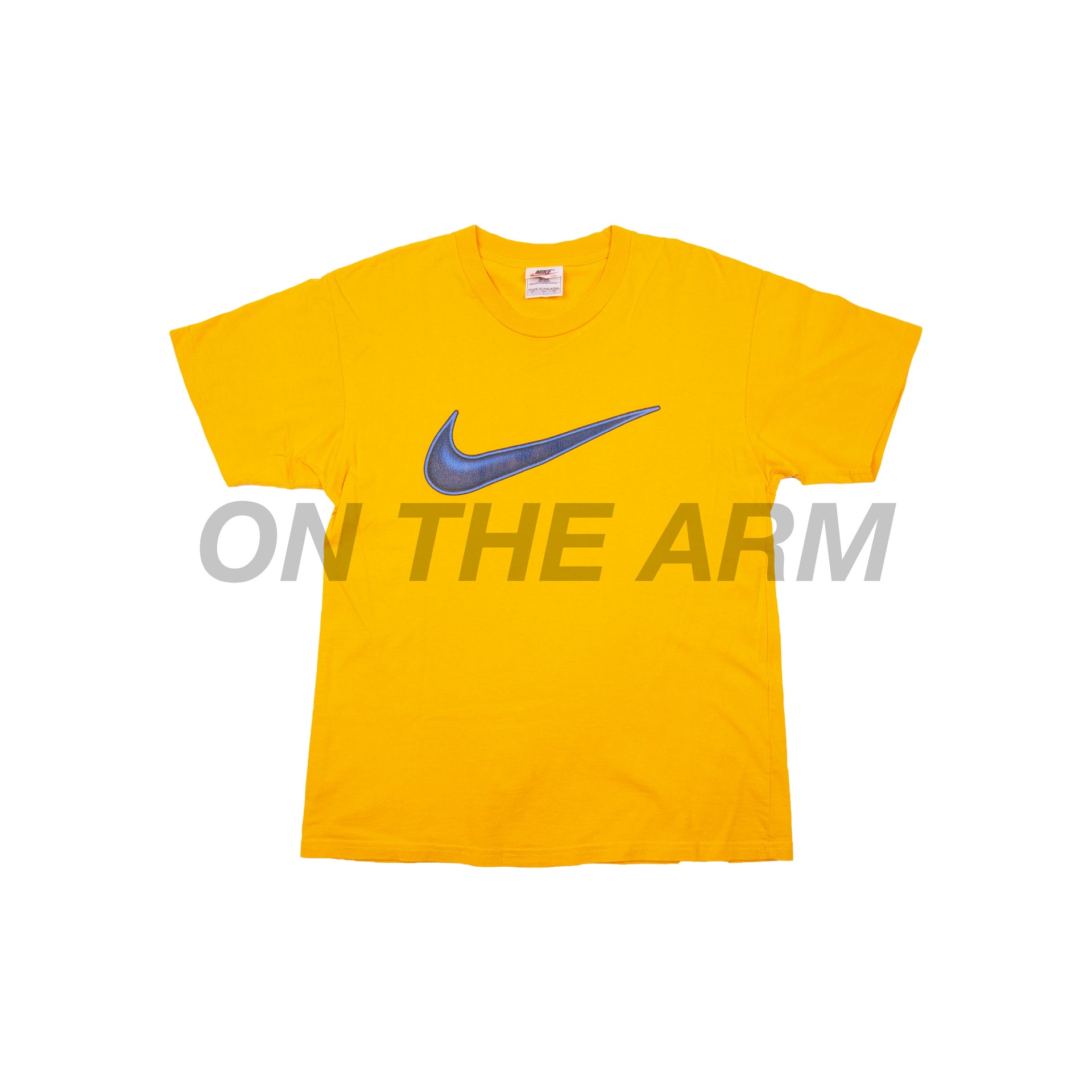 Vintage Yellow/Blue Nike Swoosh Tee