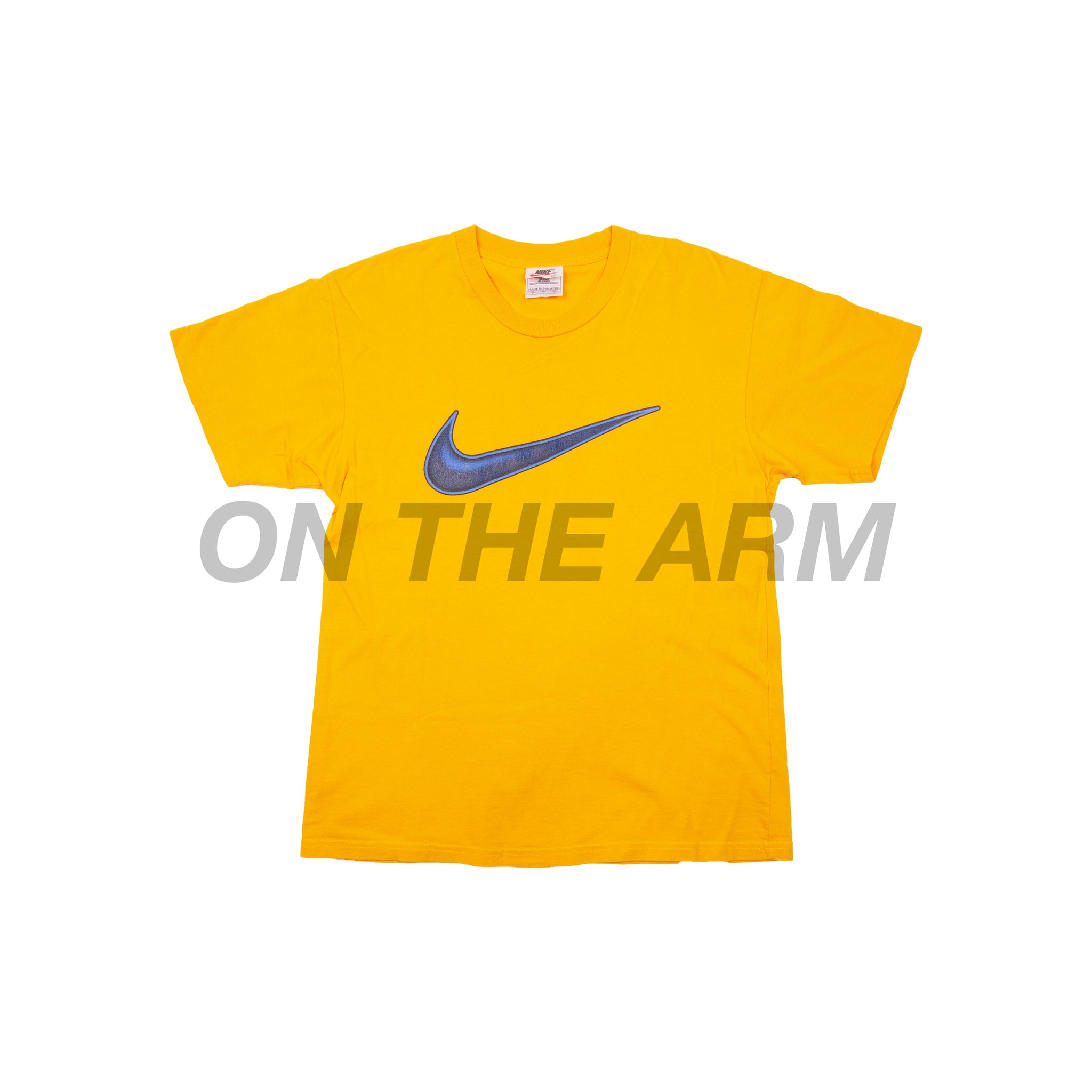 Vintage Yellow/Blue Nike Swoosh Tee