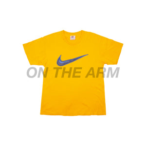 Vintage Yellow/Blue Nike Swoosh Tee