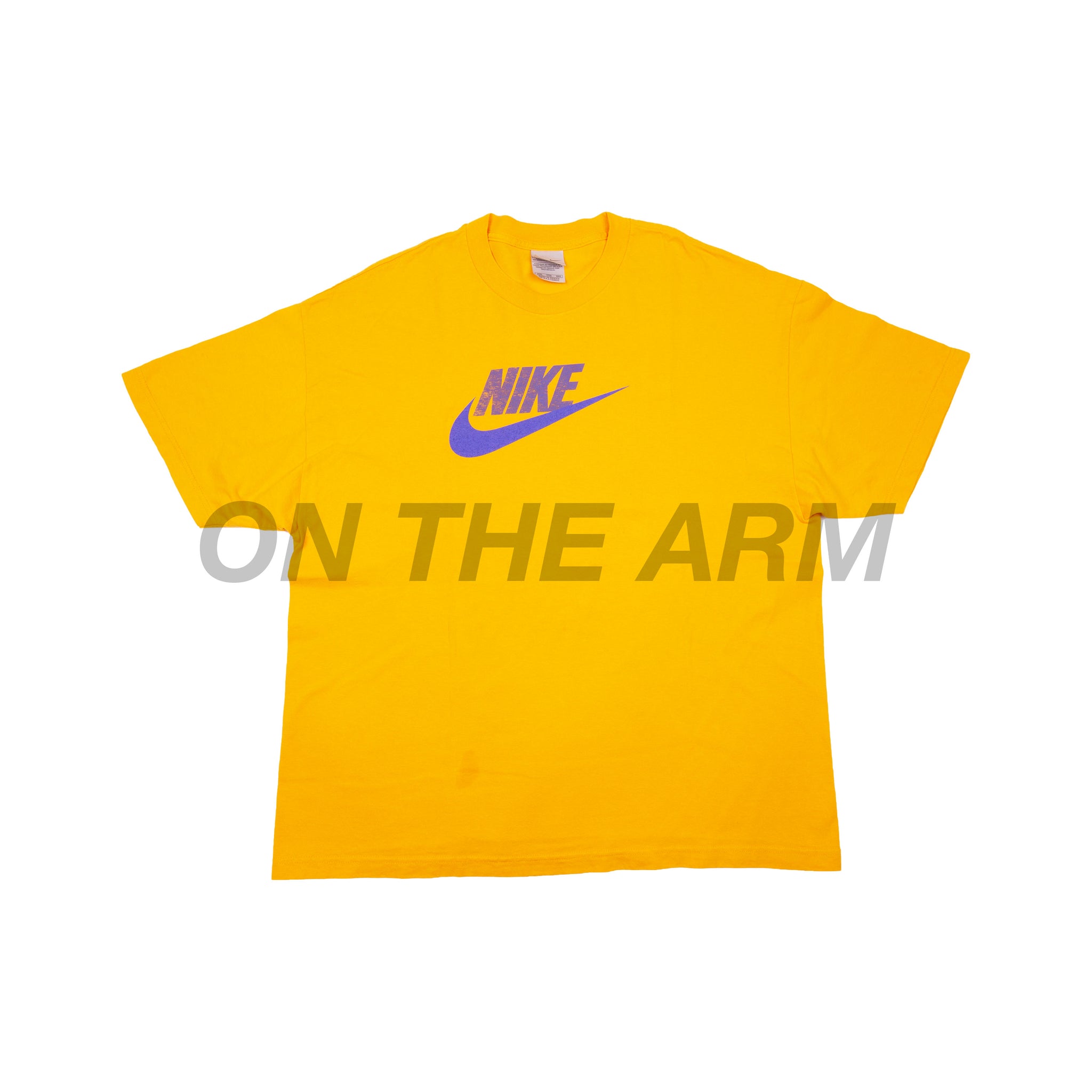 Vintage Yellow Blue Nike Tee