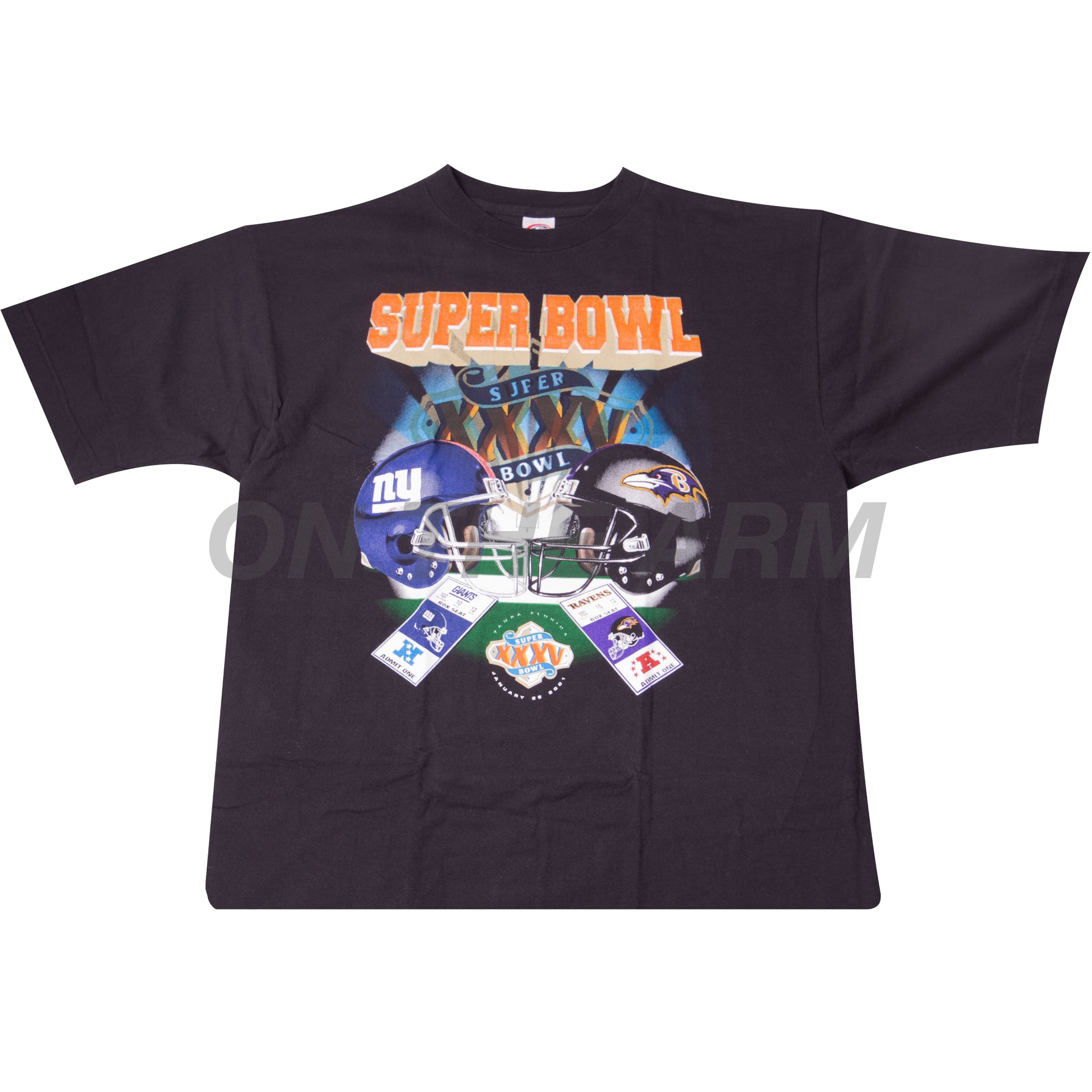 Vintage Black Super Bowl XXXV Tee (2001)