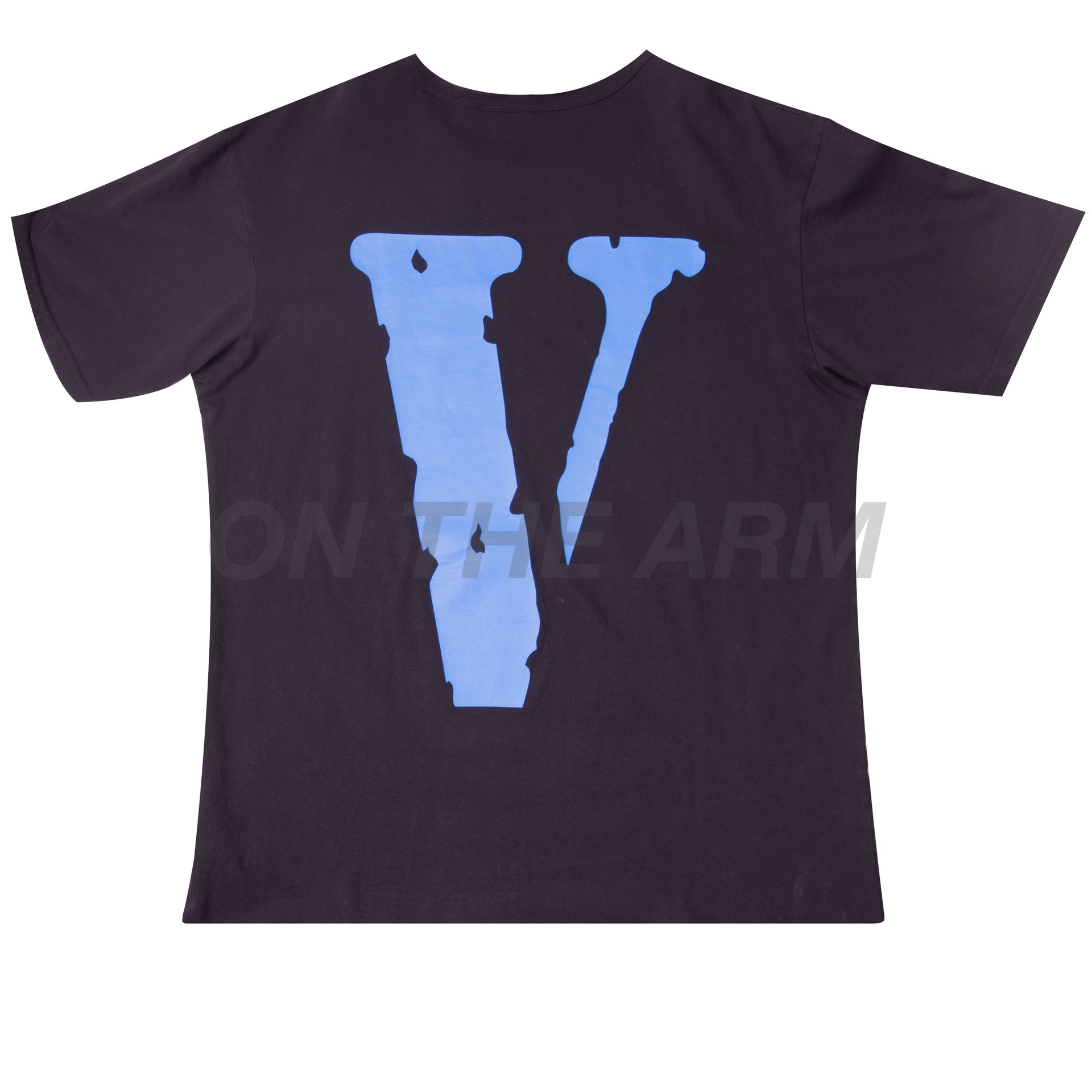 VLONE Black/Blue Staple Tee USED