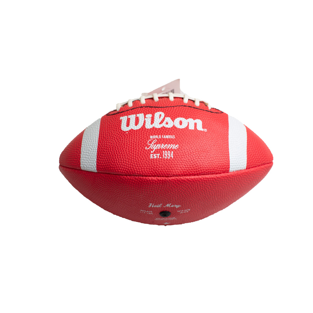 Supreme Red Wilson Mini Football – On The Arm