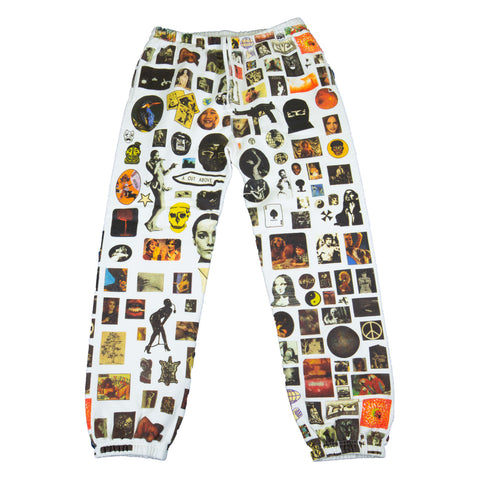 Supreme White Thrills Sweats