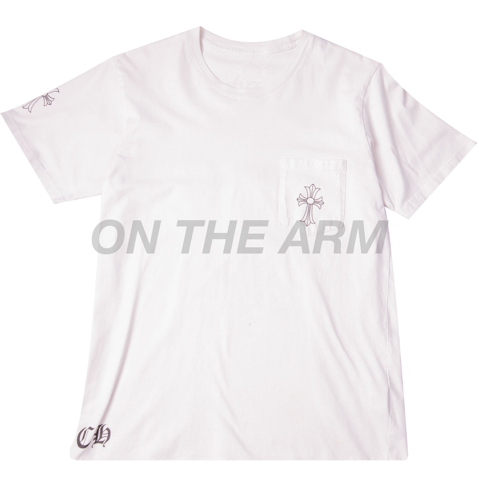 Chrome Hearts White Pocket Tee USED