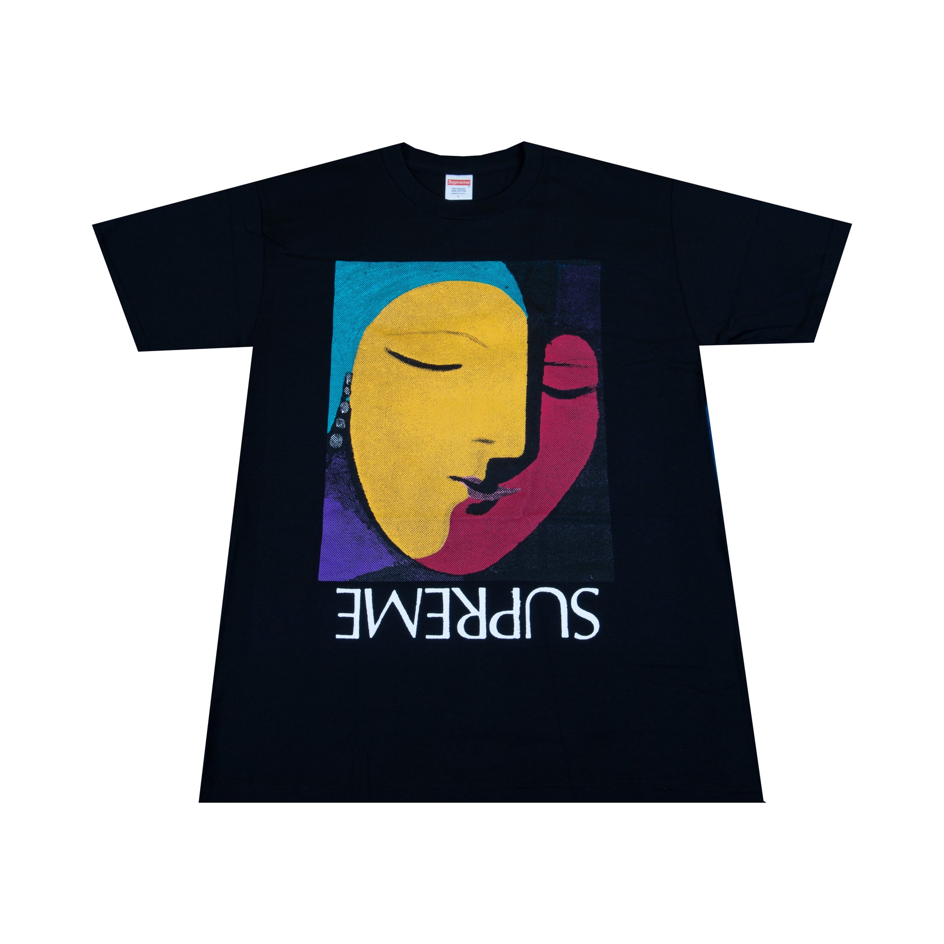 Supreme Black Abstract Tee