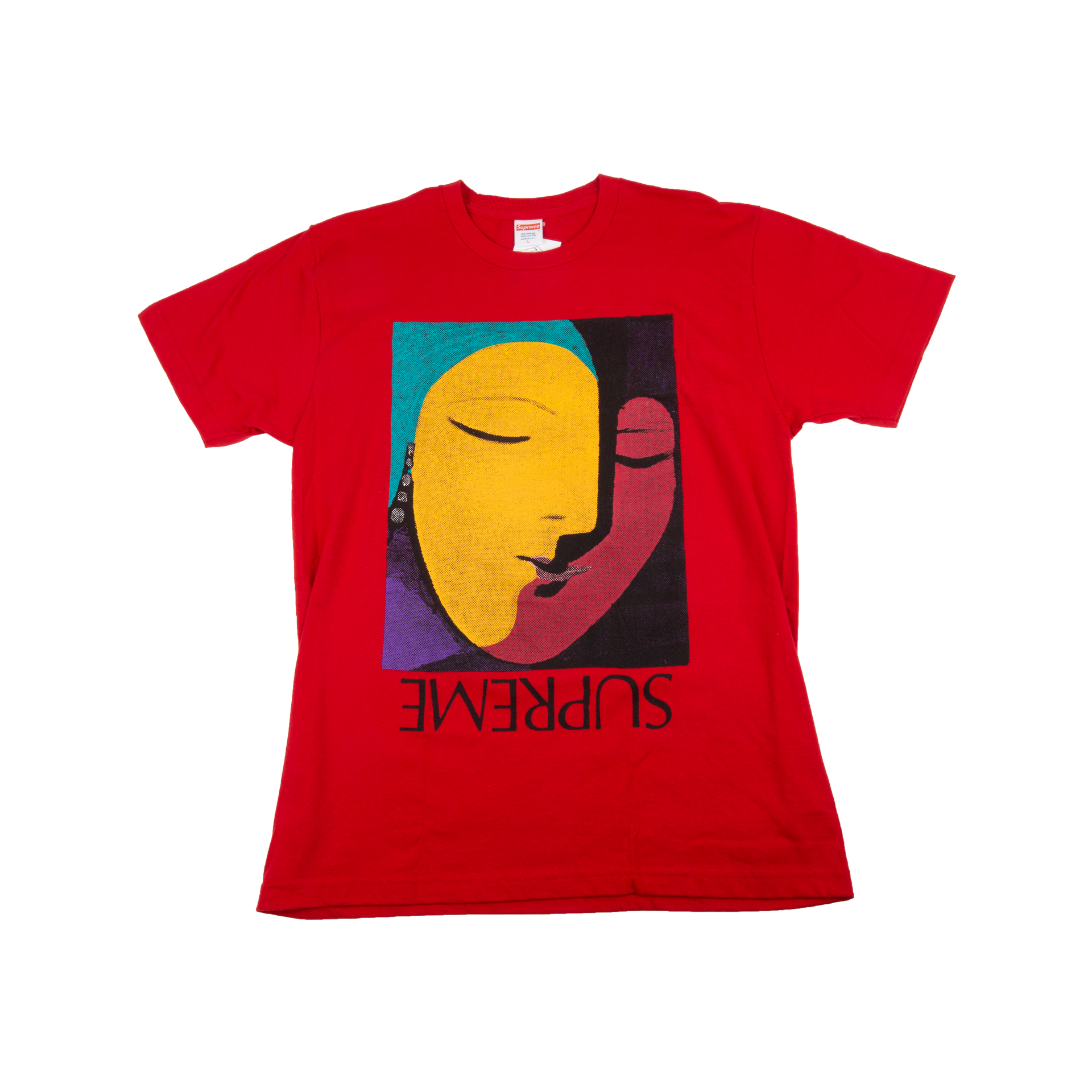 Supreme Red Abstract Tee
