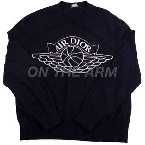 Dior Navy Air Jordan Wings Sweater