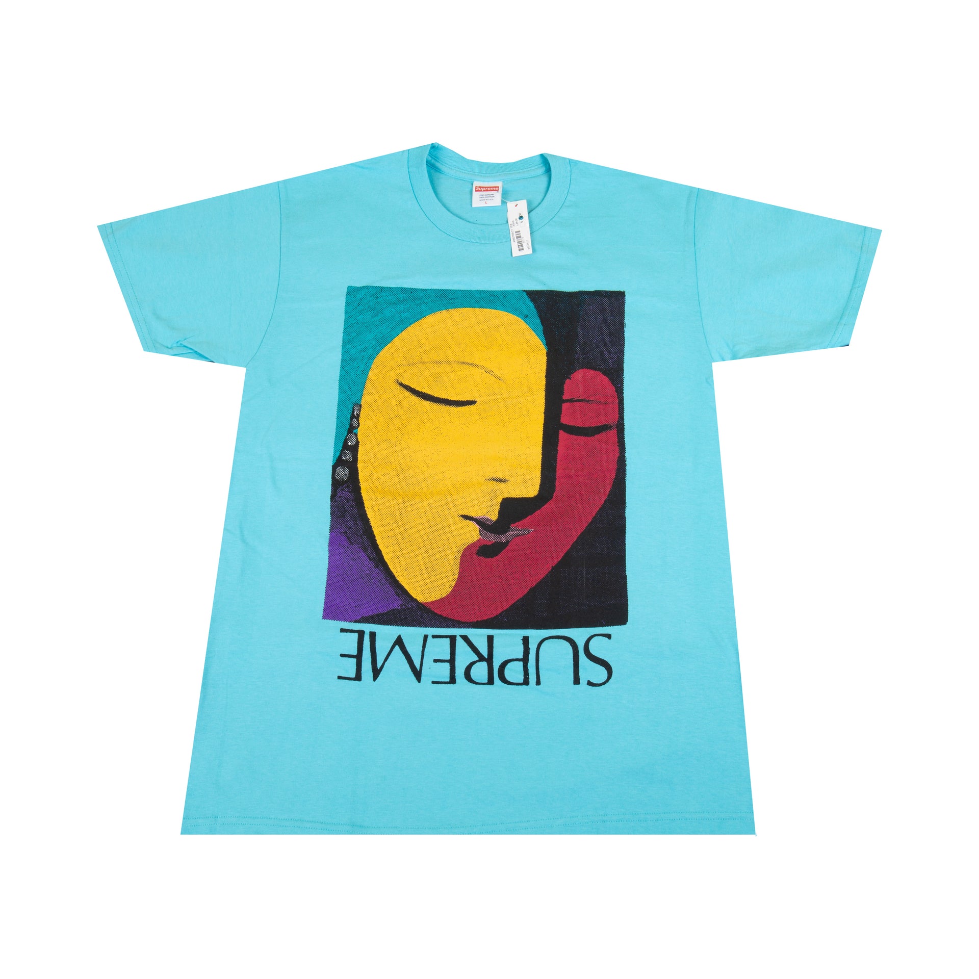 Supreme Aqua Abstract Tee