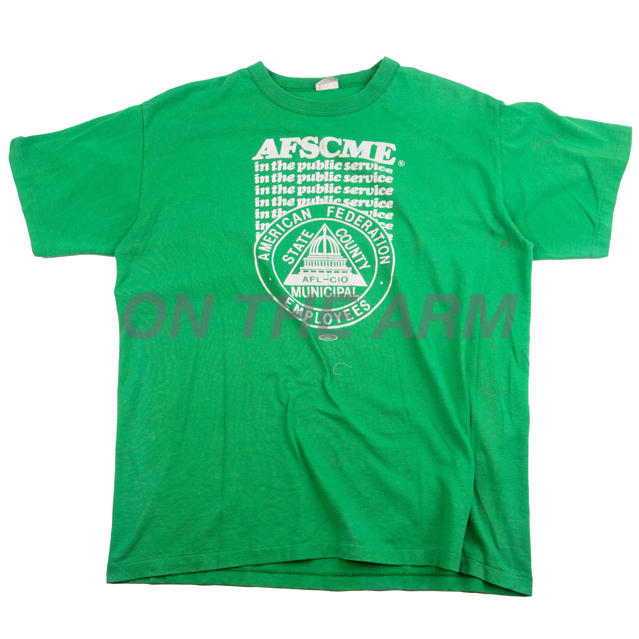 Vintage Green Public Service Tee