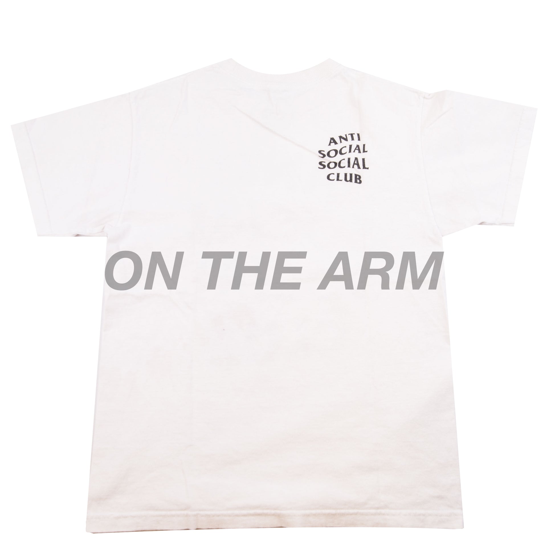Anti Social Social Club White Backwards Tee PRE-OWNED
