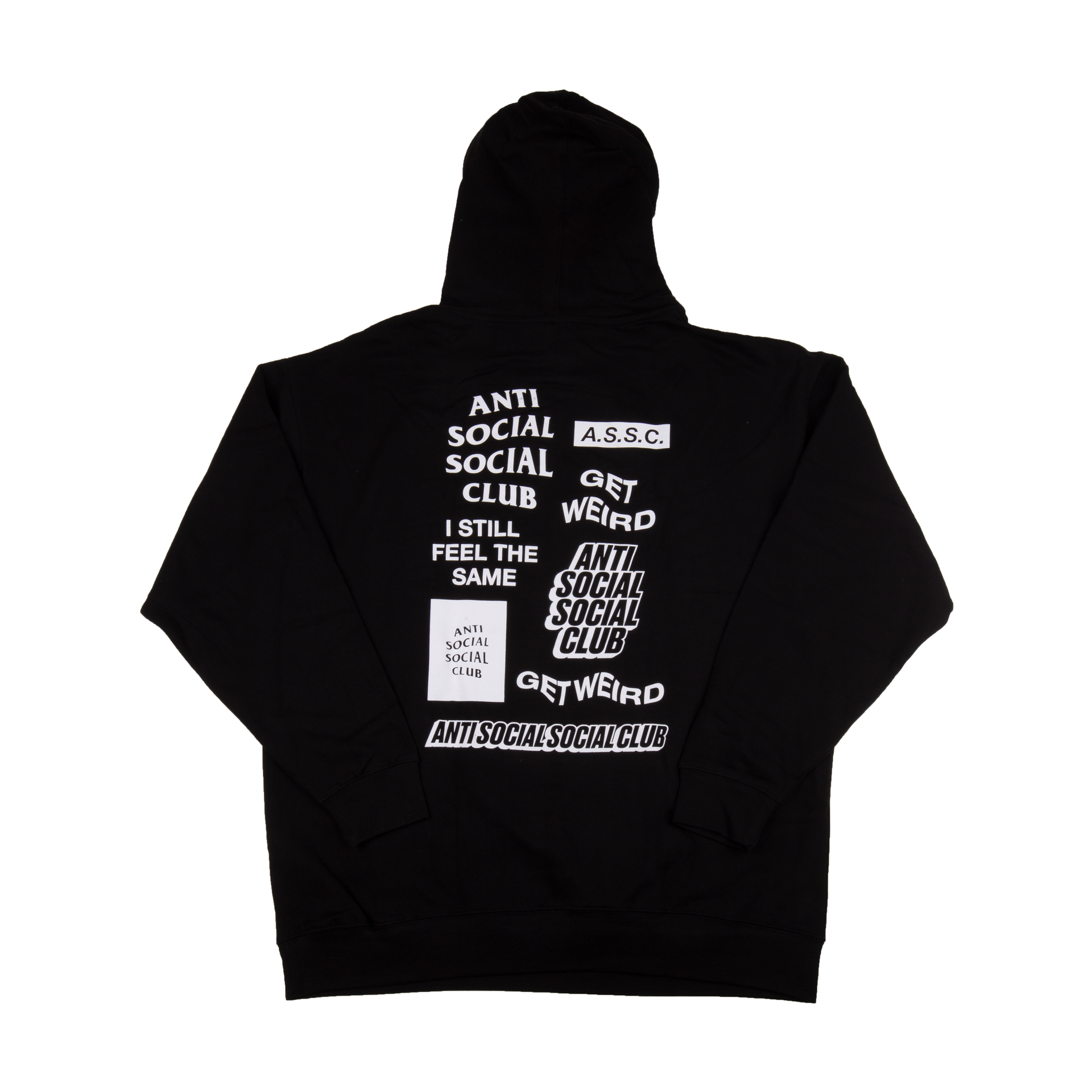 Anti Social Social Club Black Bukake Hoodie