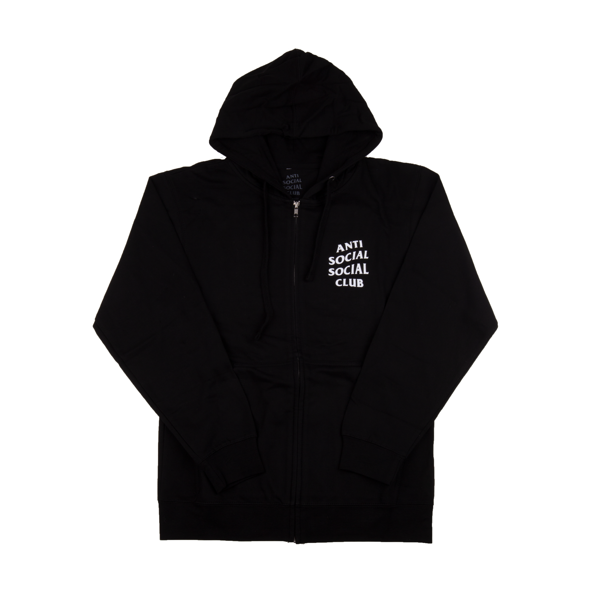 Anti Social Social Club Black Mind Games Zip Hoodie