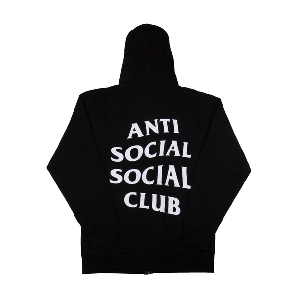Anti Social Social Club Black Mind Games Zip Hoodie