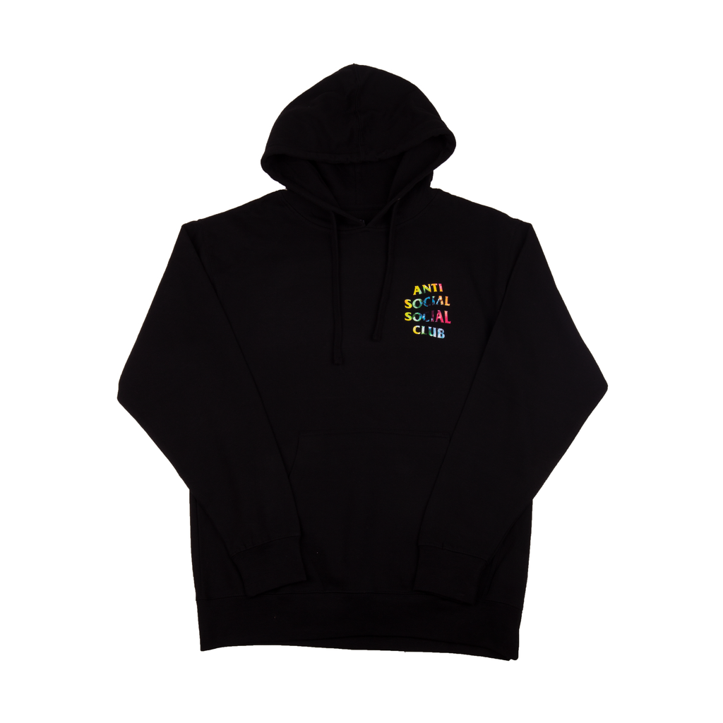 Anti Social Social Club Black Thai Dye Hoodie