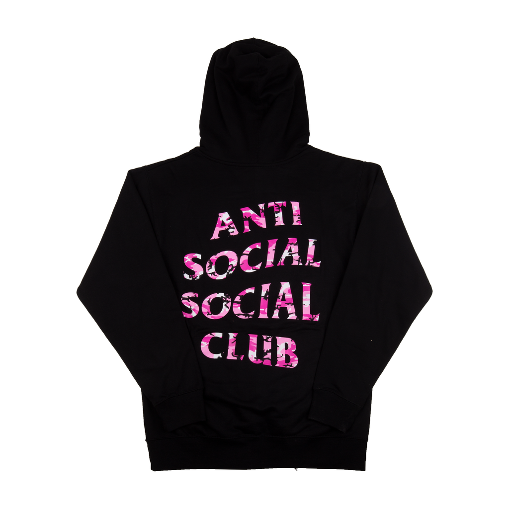 Anti Social Social Club Black Undefeated Hoodie – On The Arm