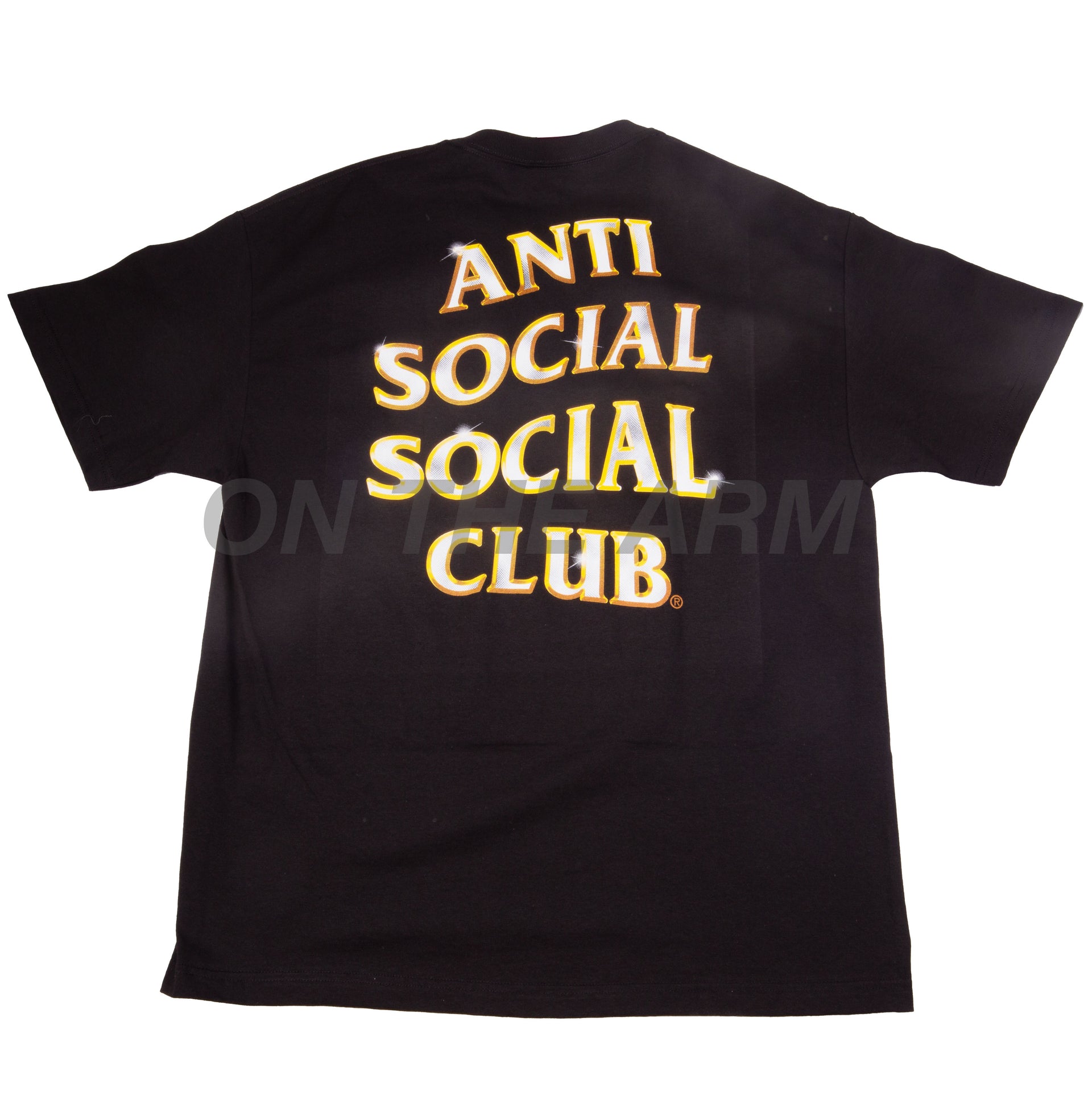 Anti Social Social Club Black Goldy Tee