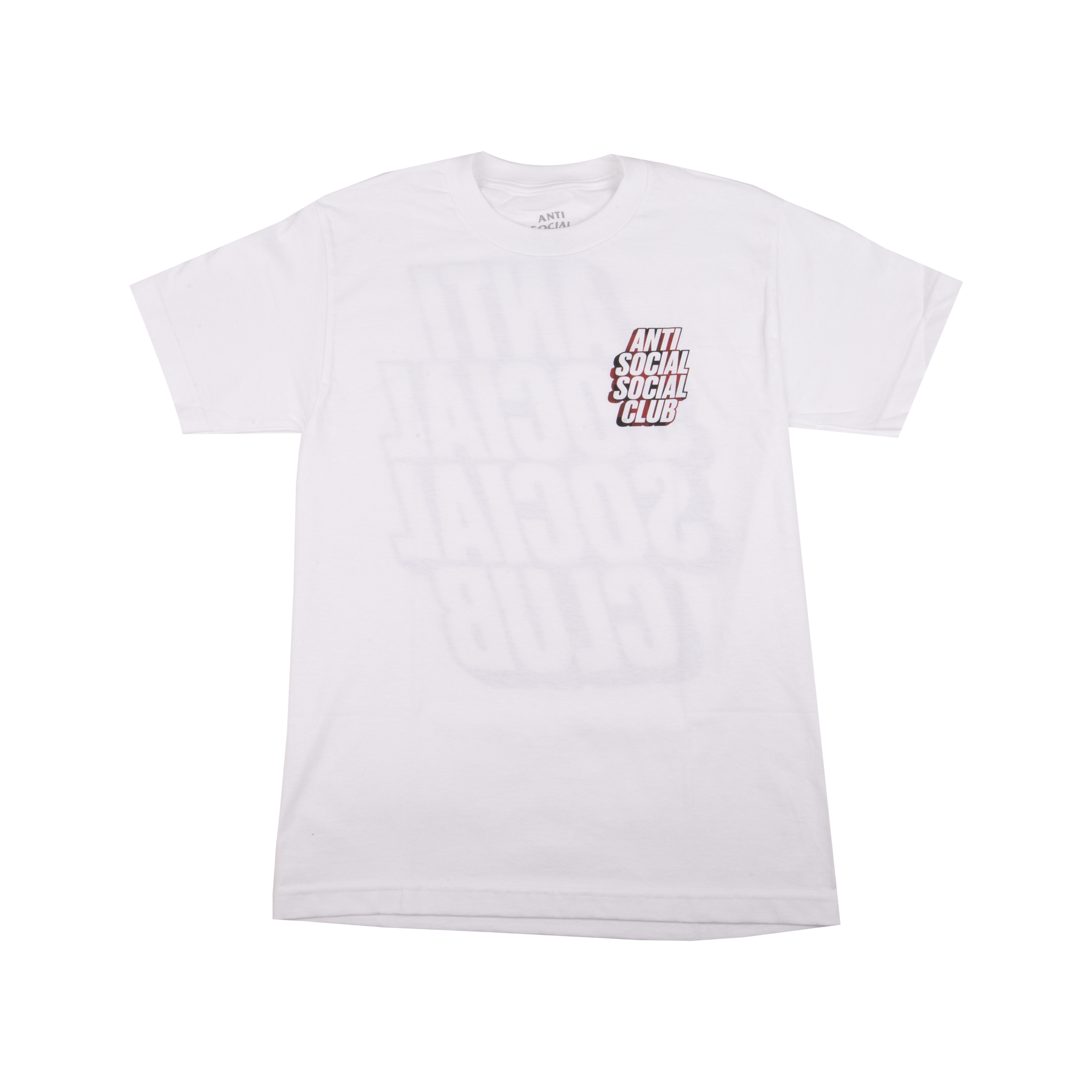 Anti Social Social Club Blocked Red Plaid Tee