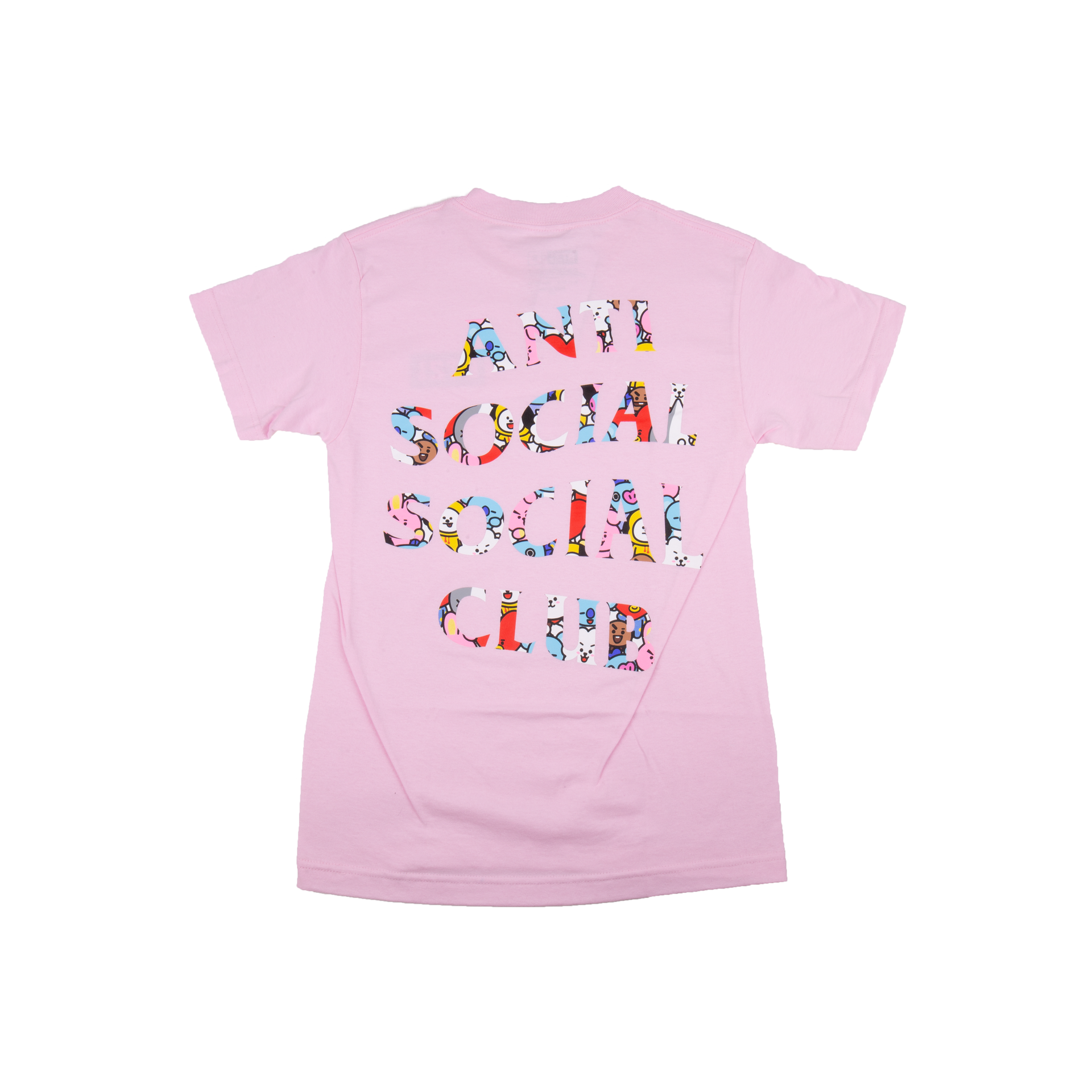 Anti Social Social Club Pink BT21 Tee