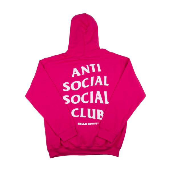 Anti Social Social Club Pink Hello Kitty Hoodie