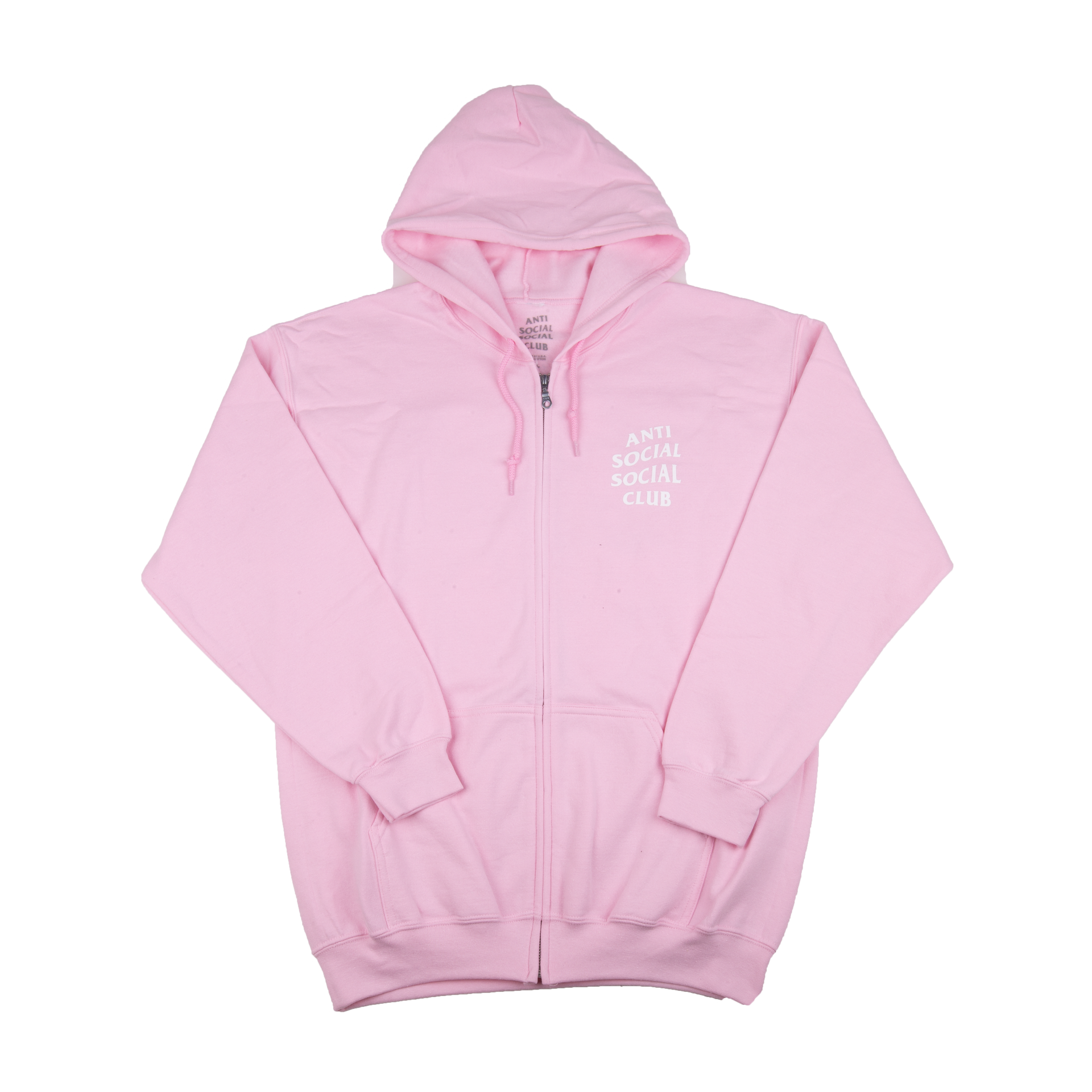 Anti Social Social Club Pink Kkoch Zip Hoodie