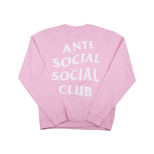 Anti Social Social Club Pink Know You Better Crewneck