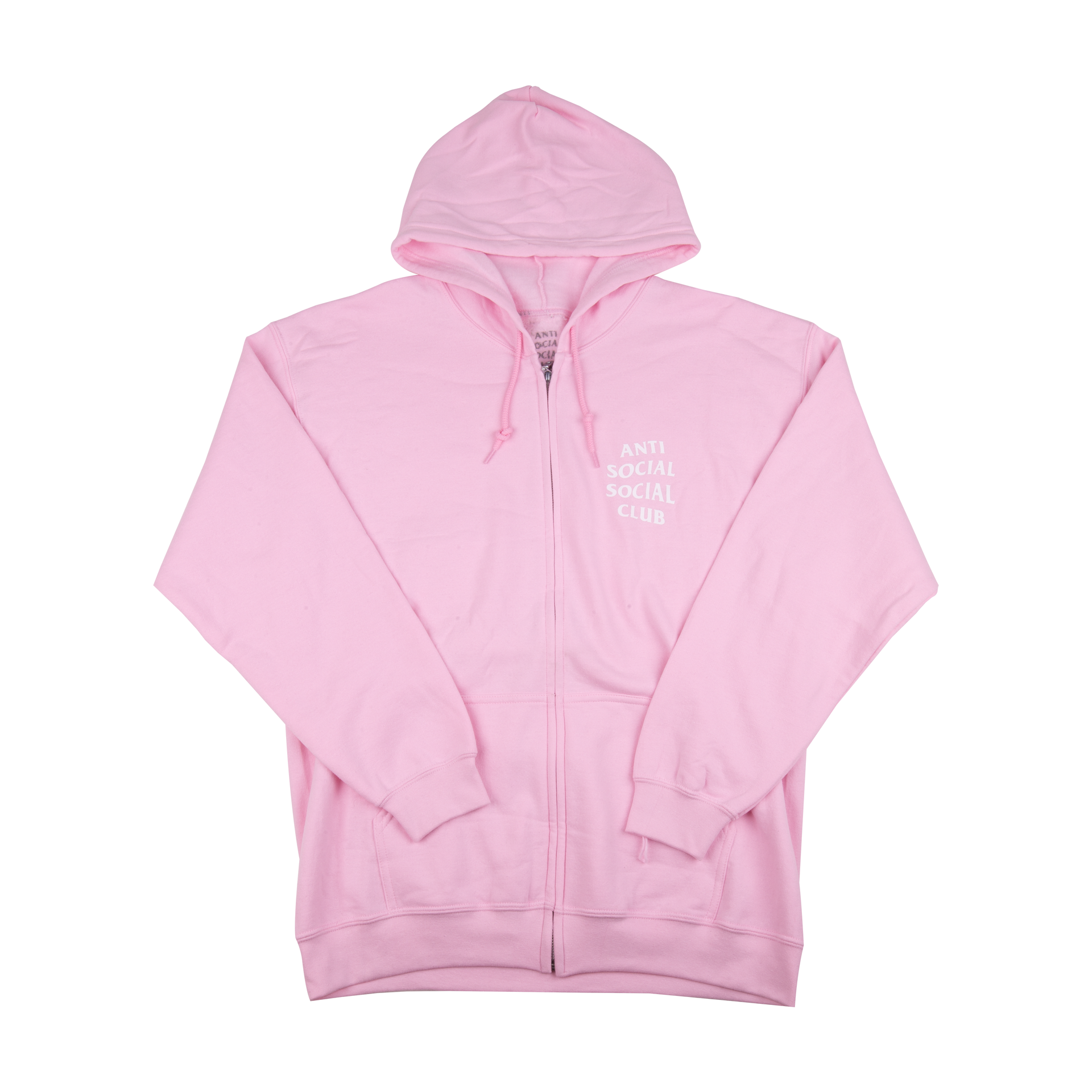 Anti Social Social Club Pink Know You Better Zip