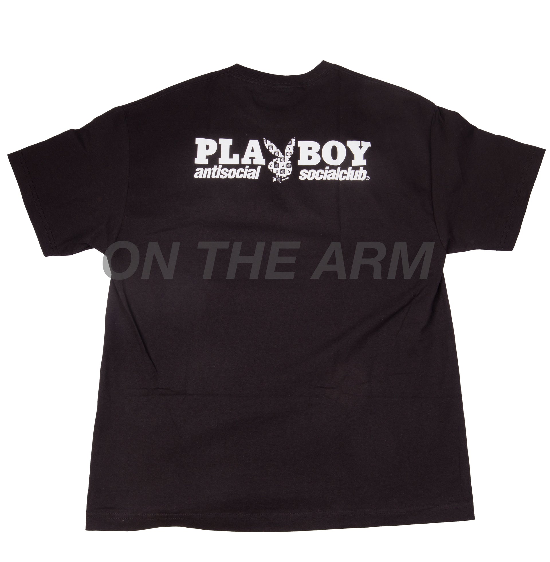 Anti Social Social Club Black Playboy Checkered Tee