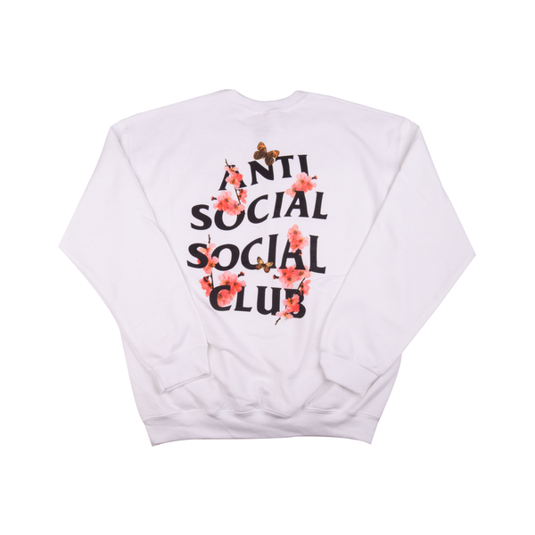 Anti Social Social Club White Logo Crewneck