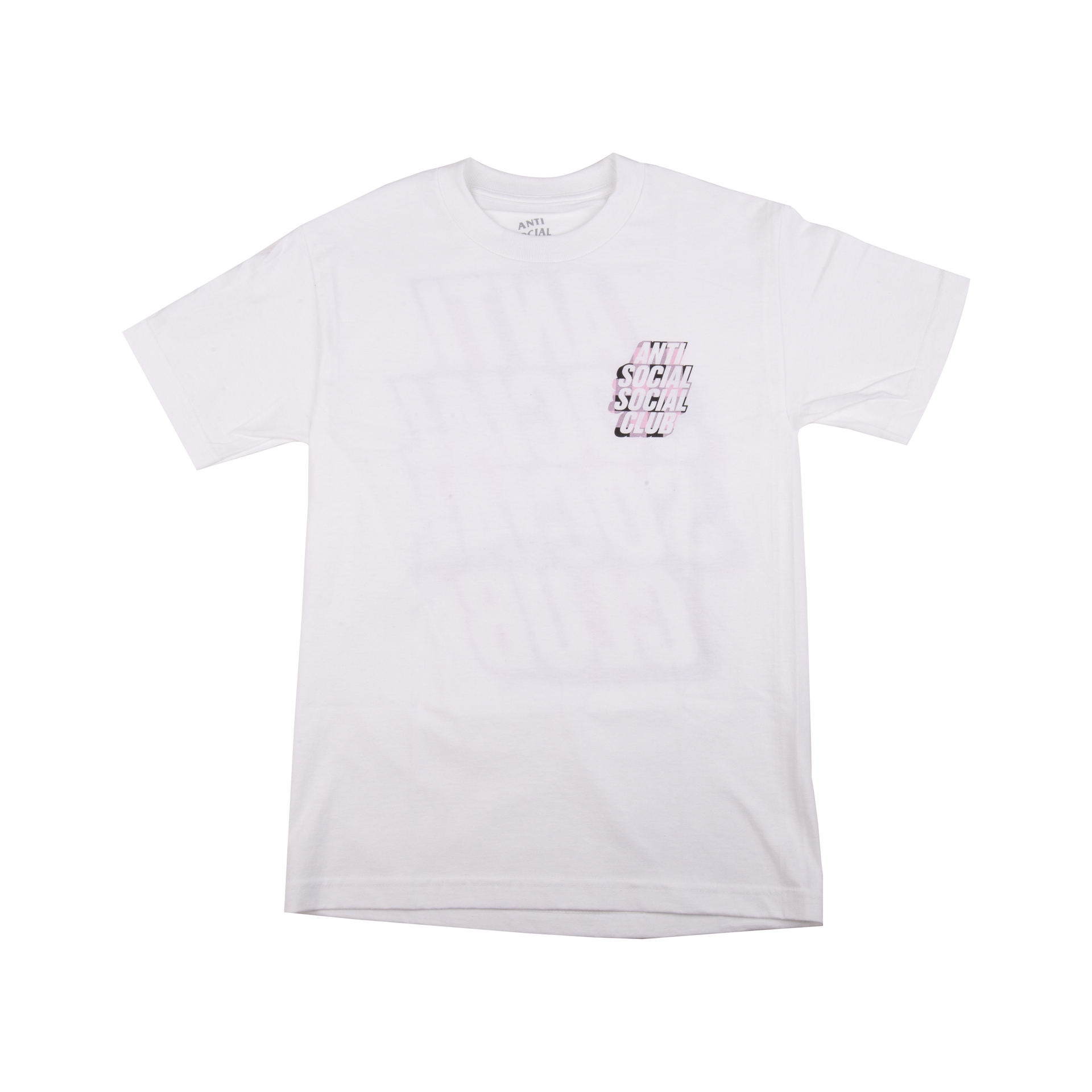 Anti Social Social Club Blocked Pink Plaid Tee