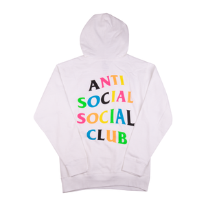 Anti Social Social Club White Rainbow Hoodie