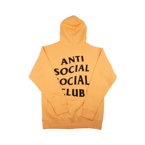 Anti Social Social Club Yellow Stress Hoodie