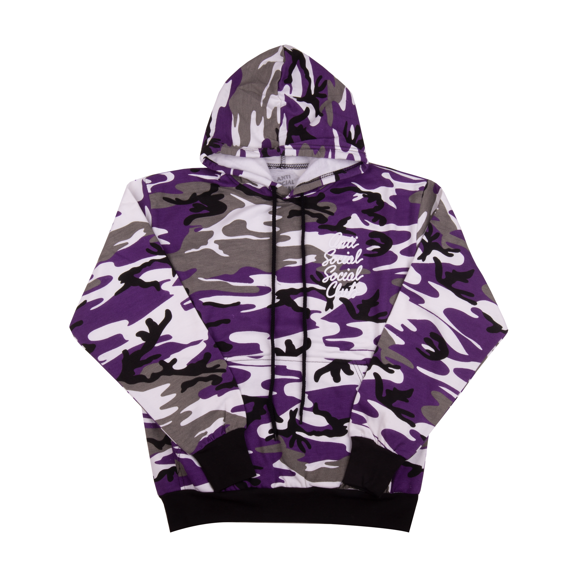 Anti Social Social Club Purple Options Camo Hoodie