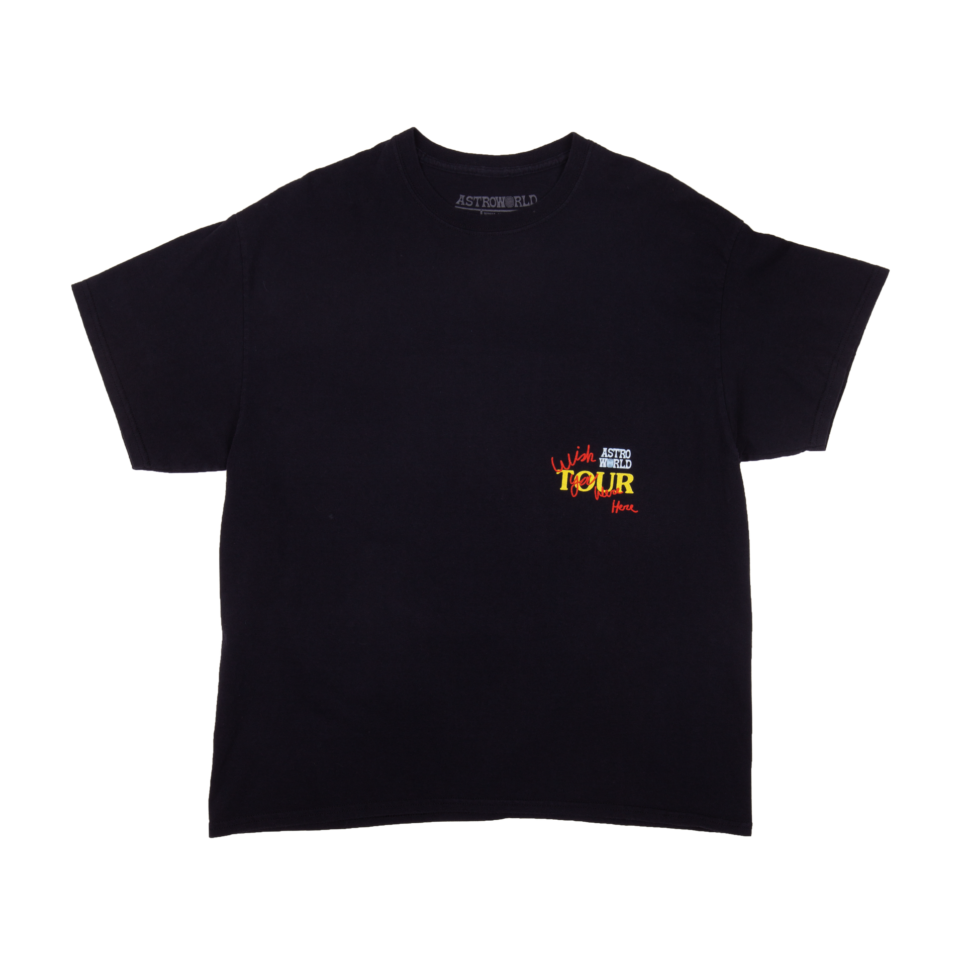 Astroworld Black Wish You Were Here Tee