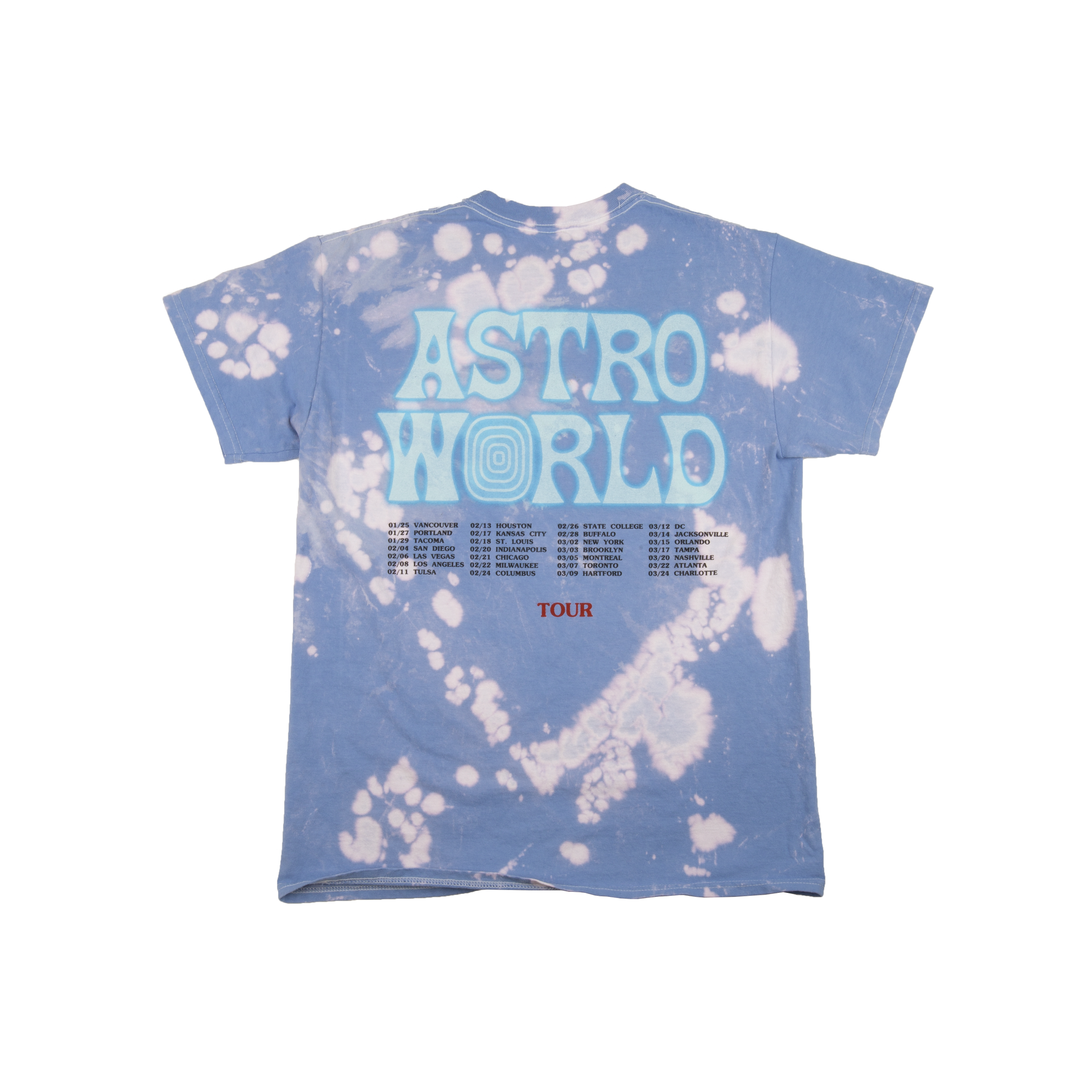 Astroworld Bleach Dye Tee