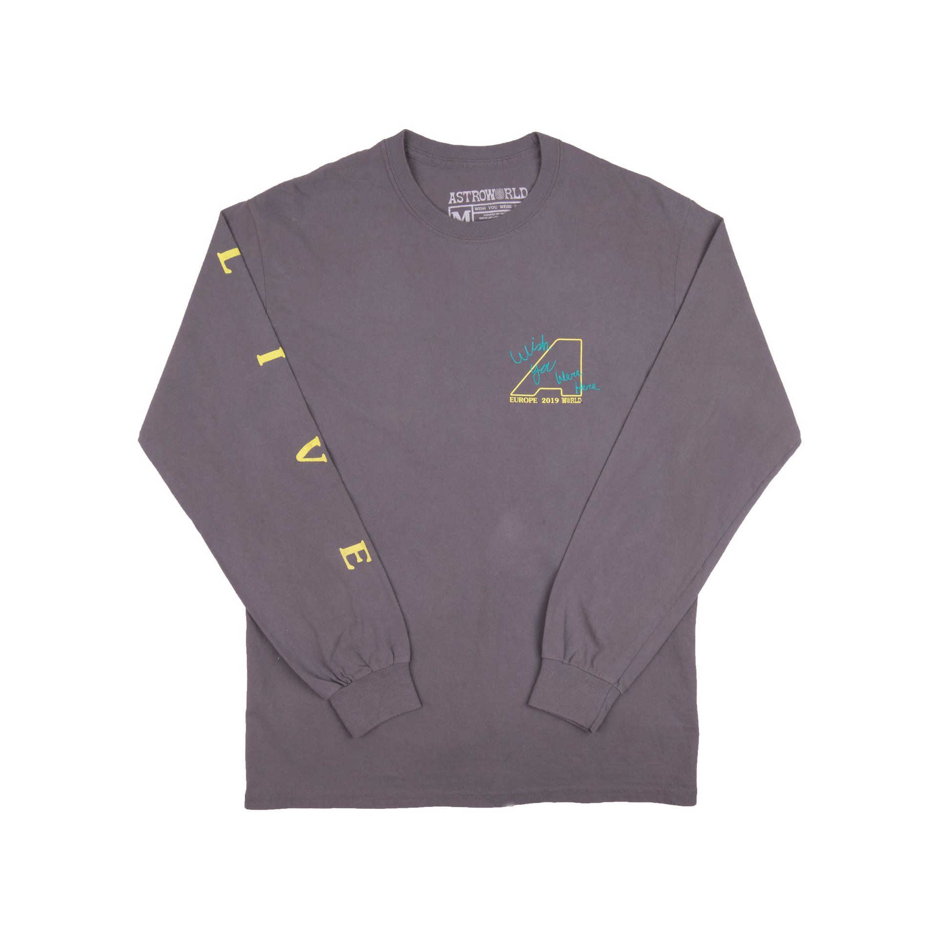Travis Scott Grey Europe 2019 L/S